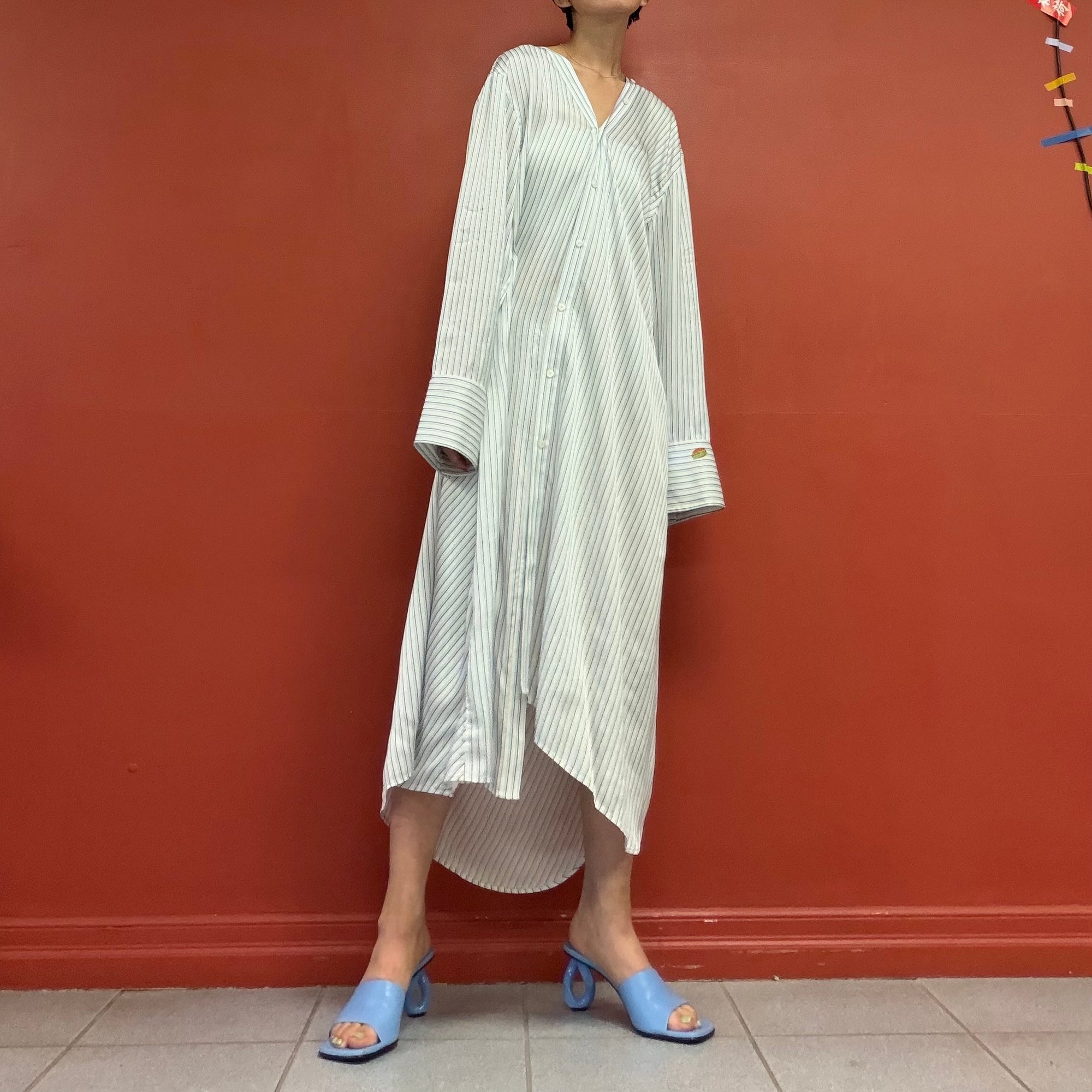 Acne Studios asymmetric shirt dress