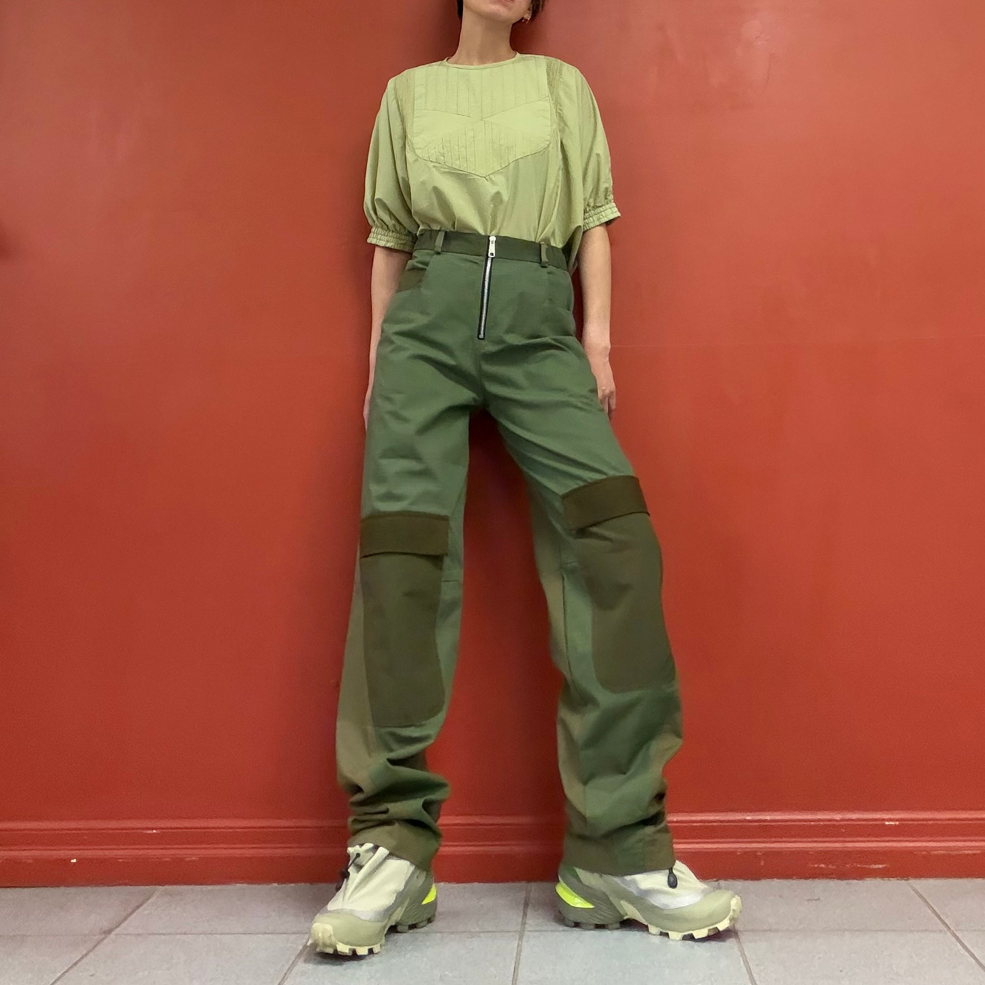 Panel knee pants