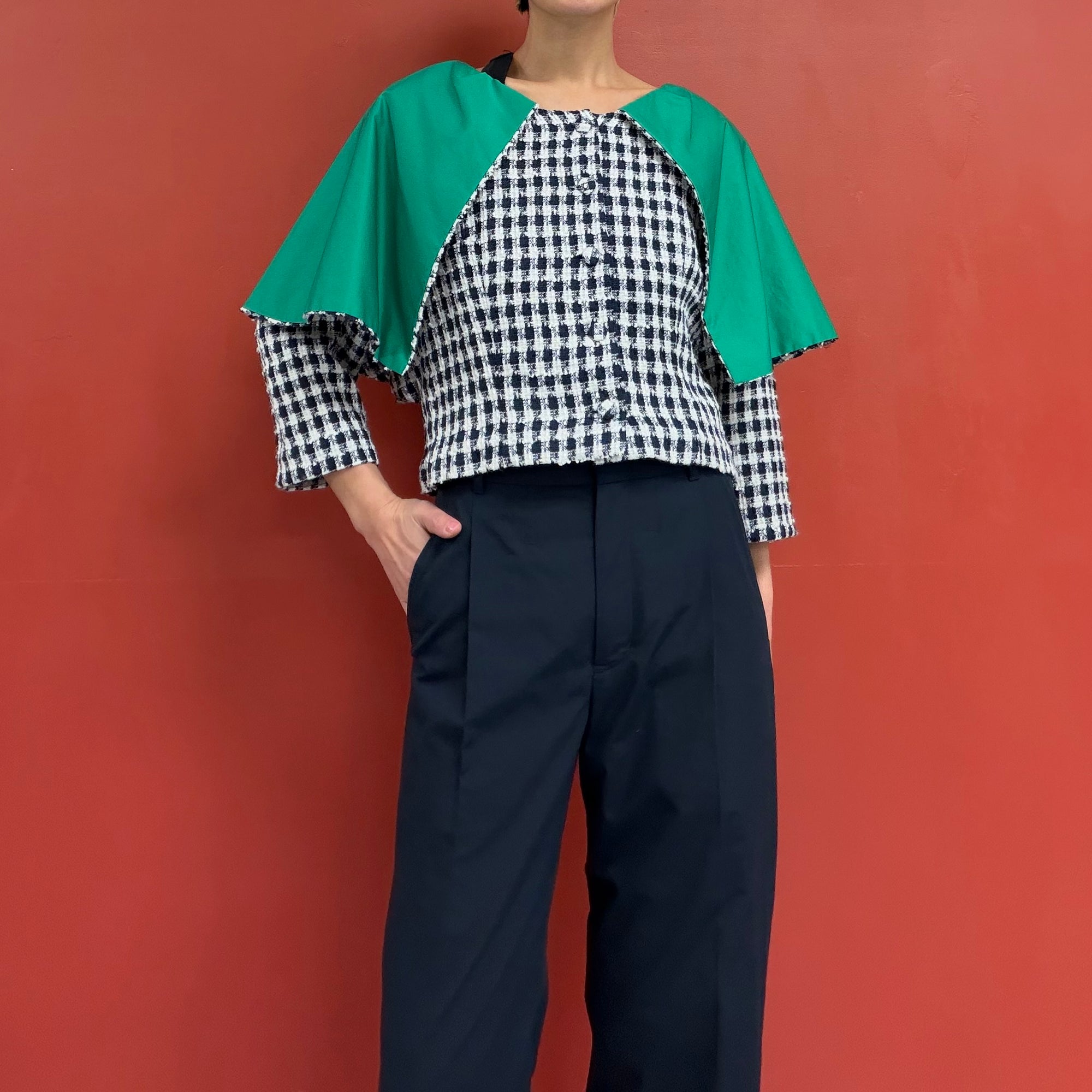 Big collar jacket
