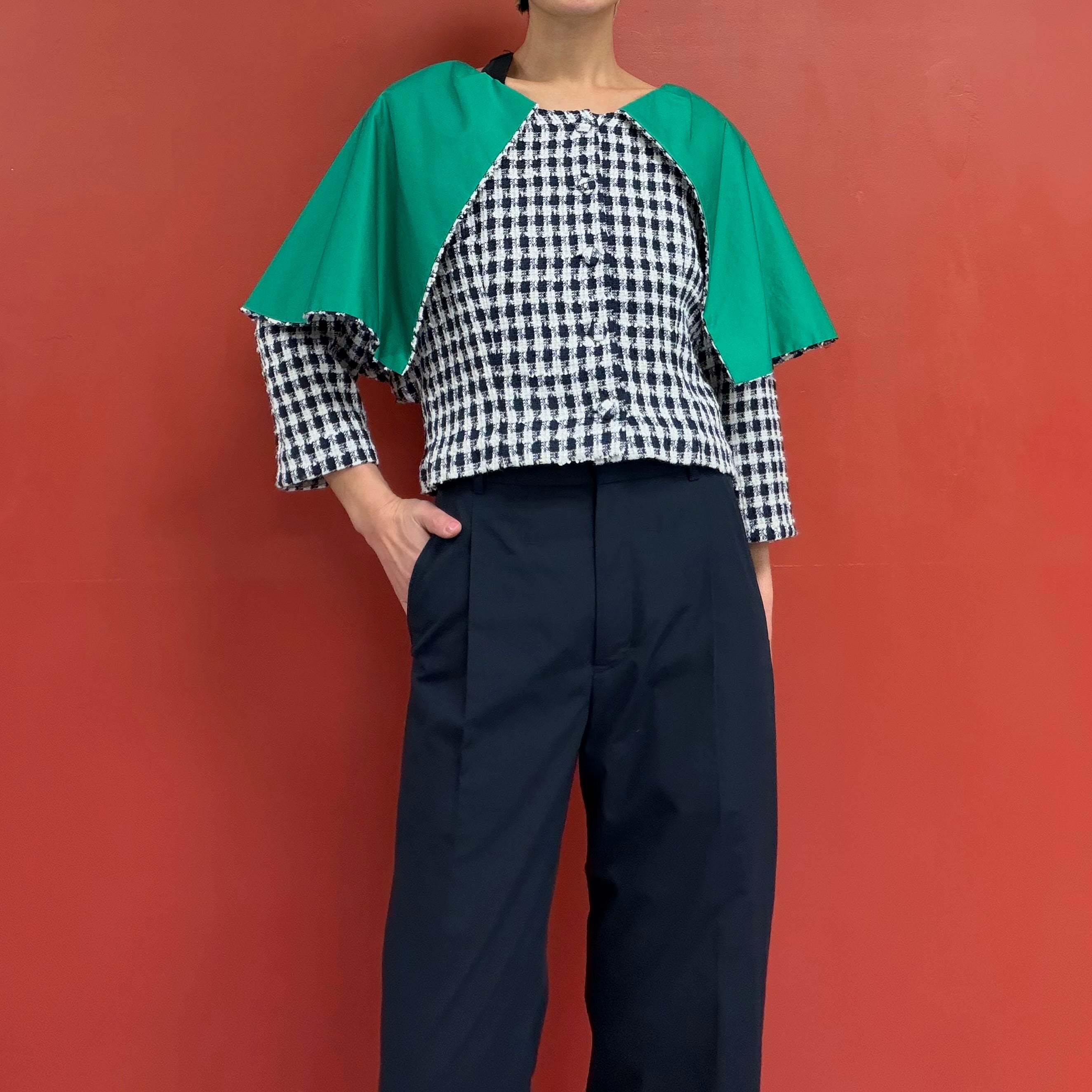 Big collar jacket