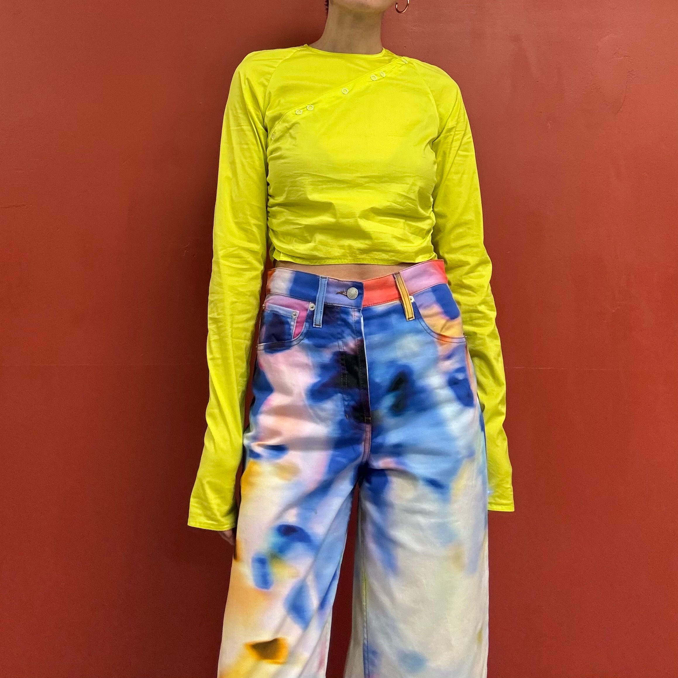 GANNI Stretch Cotton Blouse