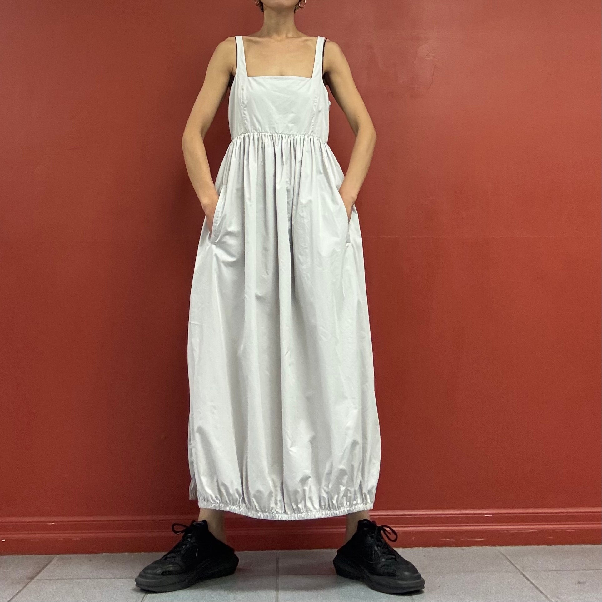 Tibi square neck dress