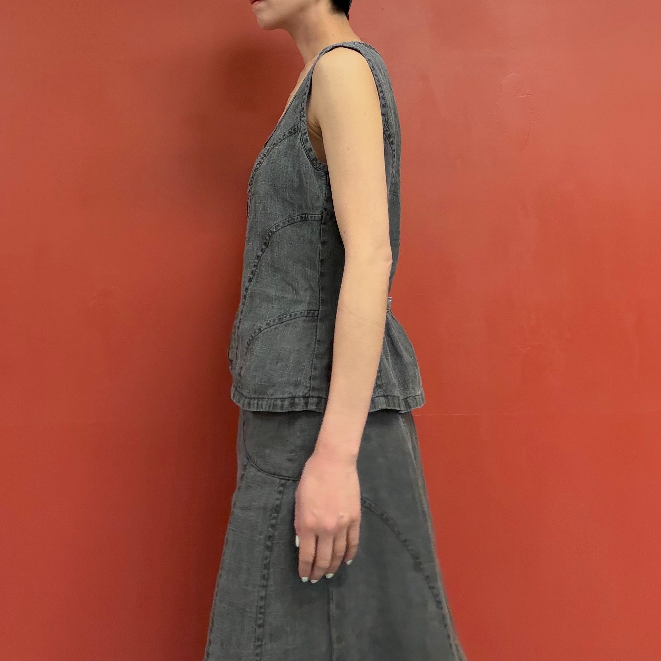Linen vest