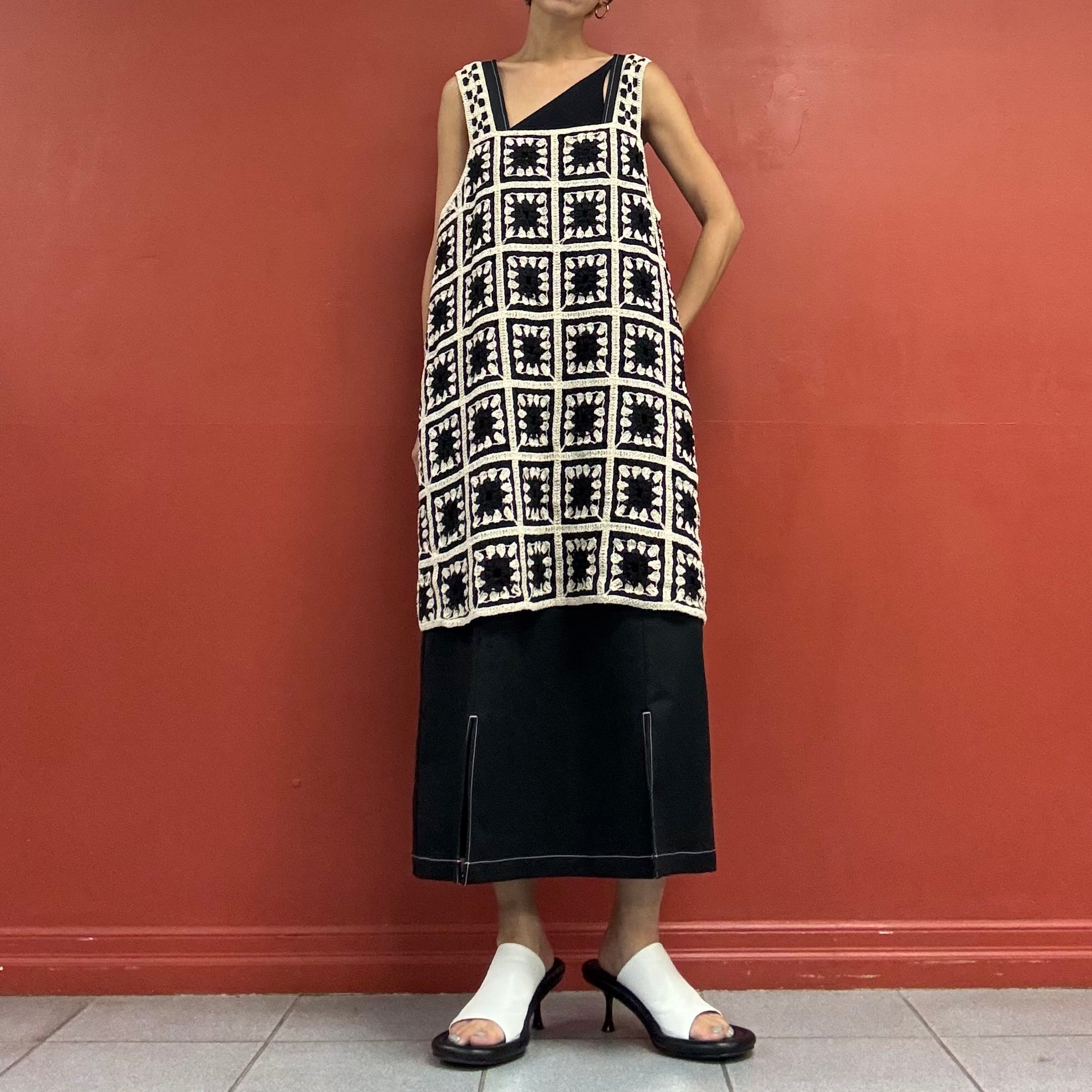 60s crochet vest from Italy