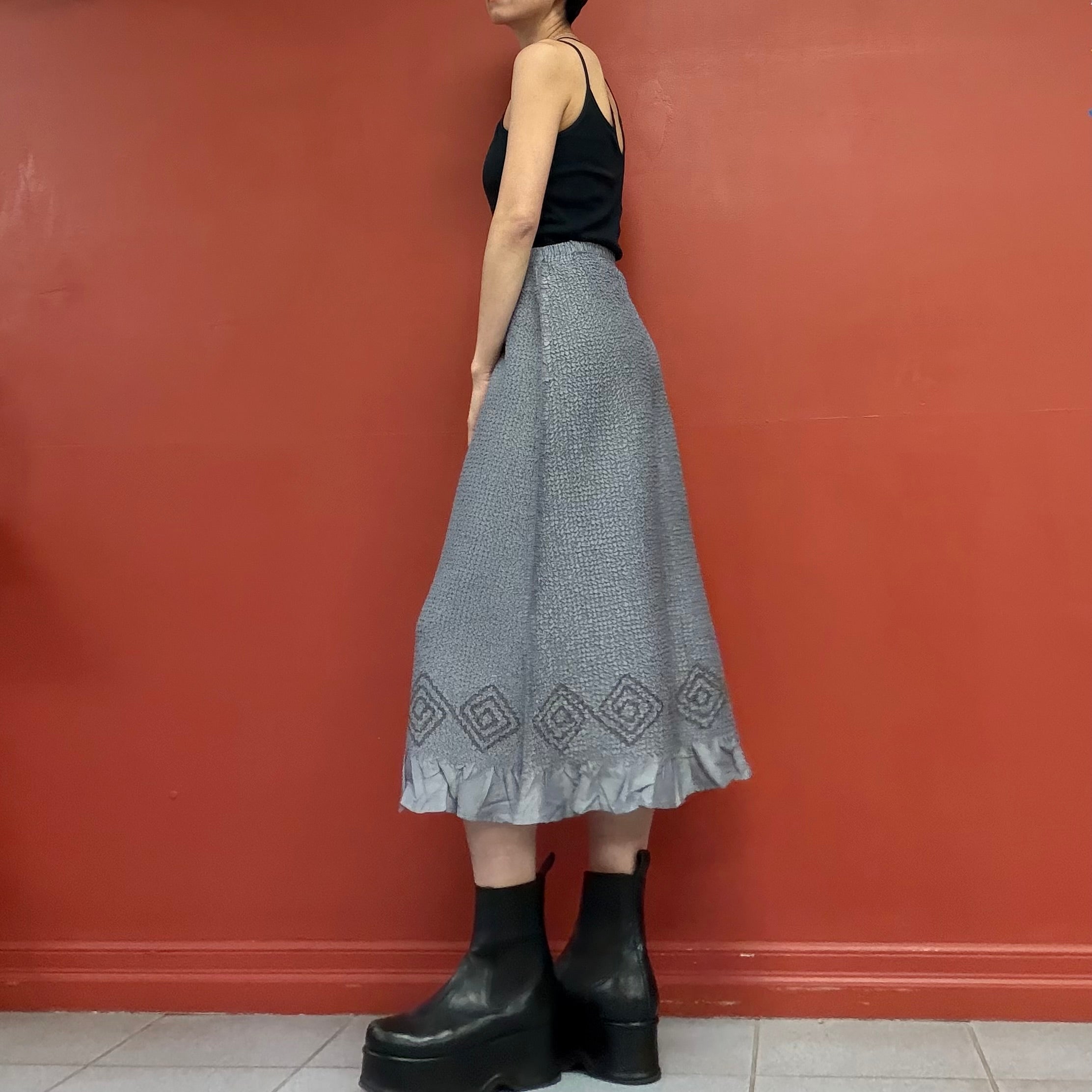 PEPLUM by YOSHIKI HISHINUMA pleats skirt