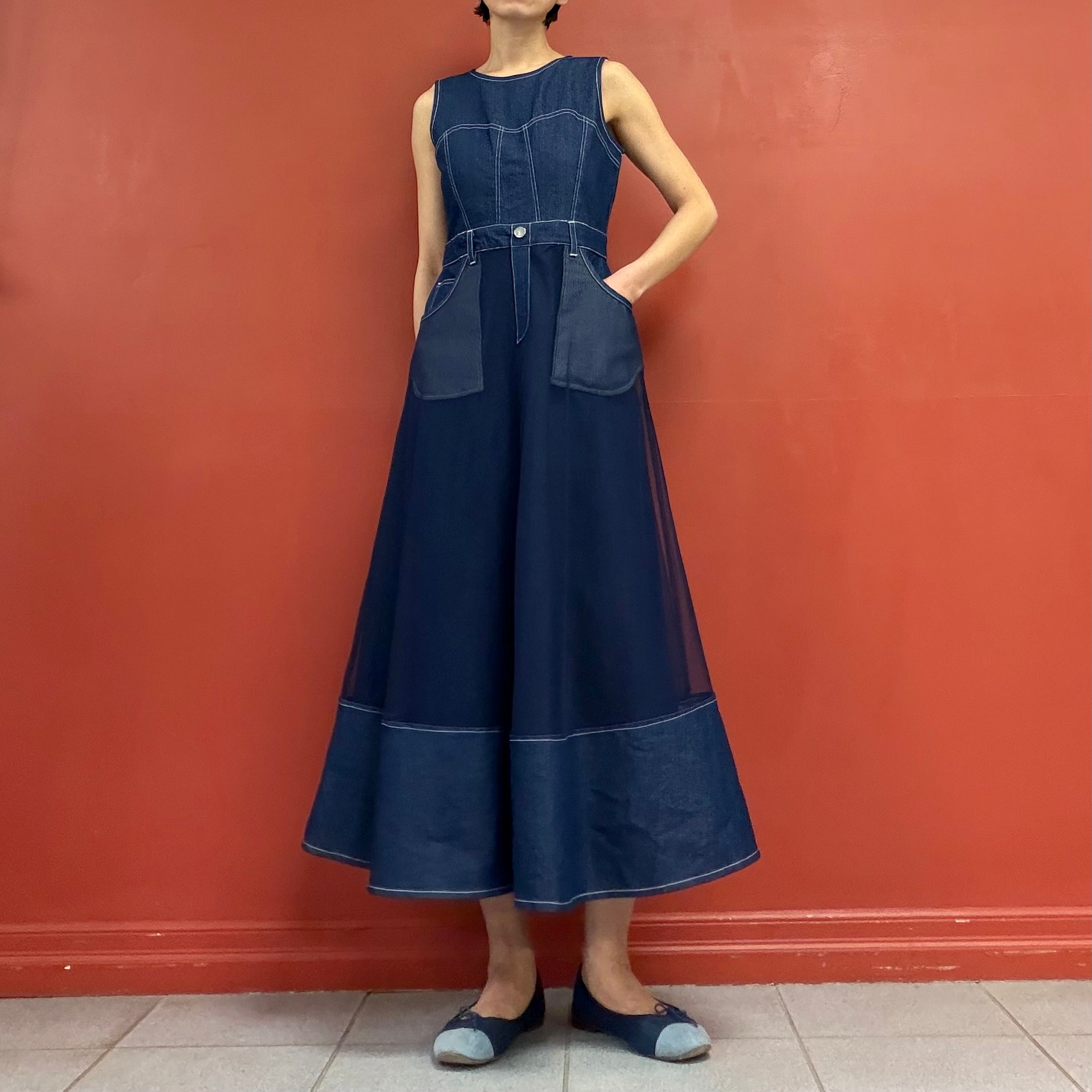 Denim dress