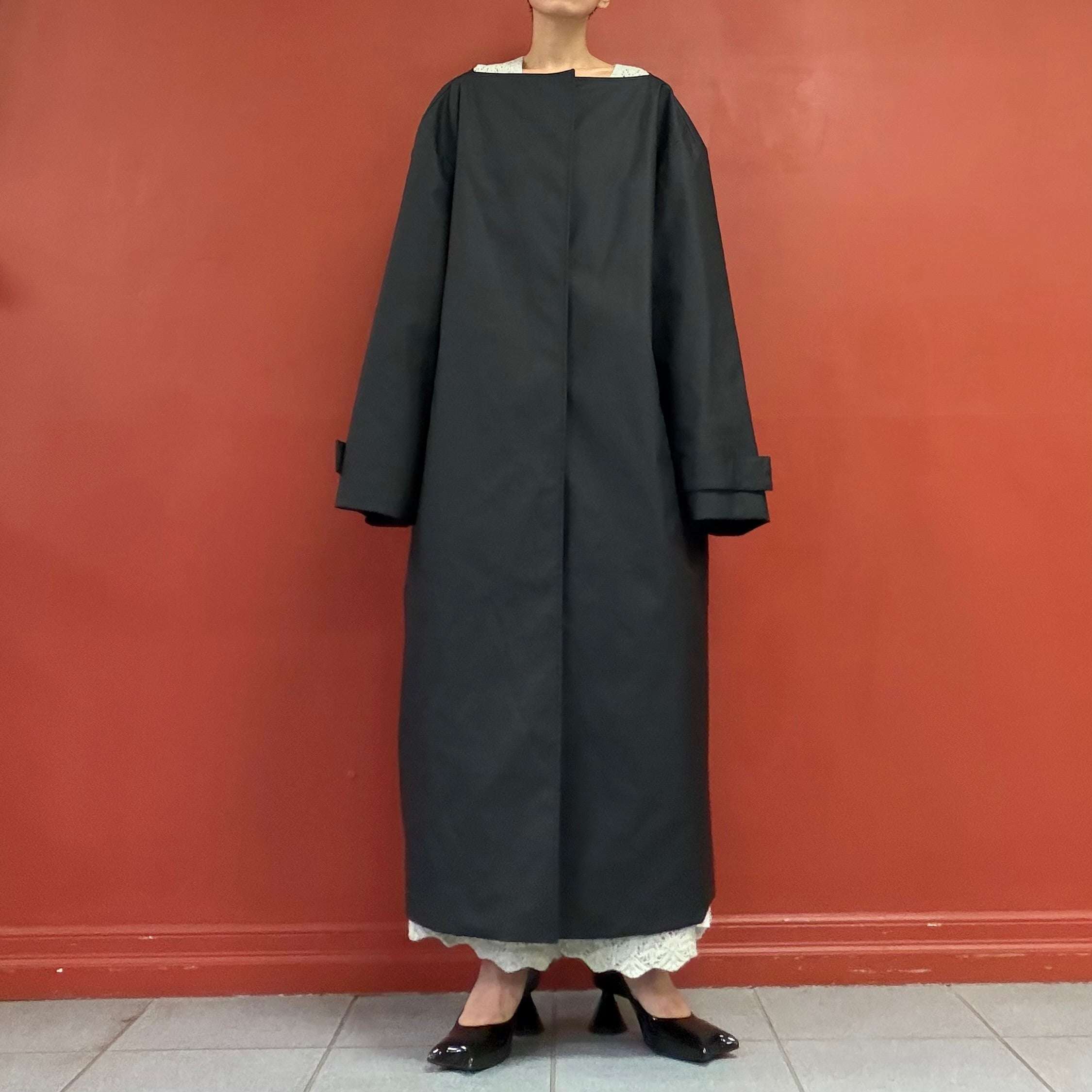 Lll boat neck coat