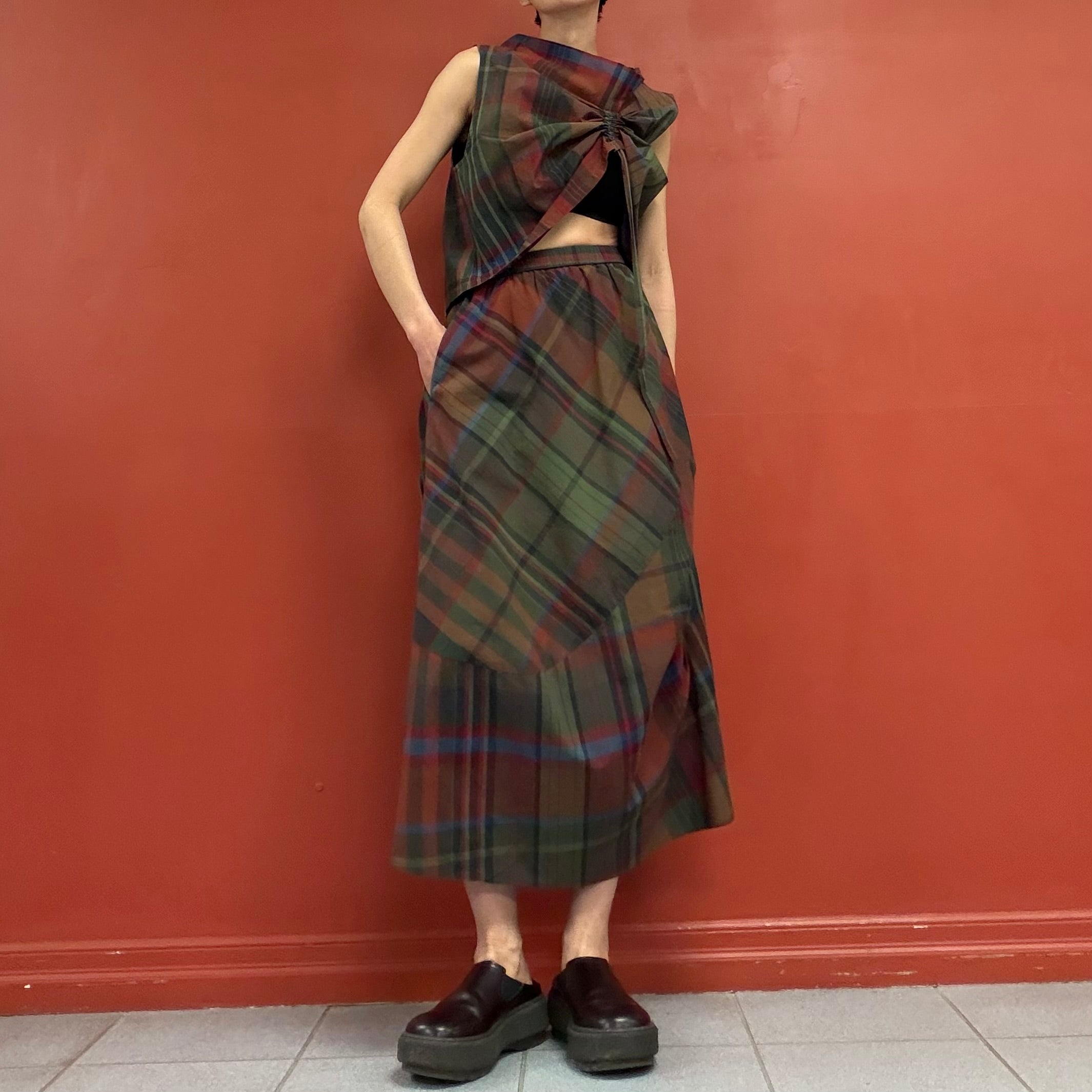 JI U abstract skirt