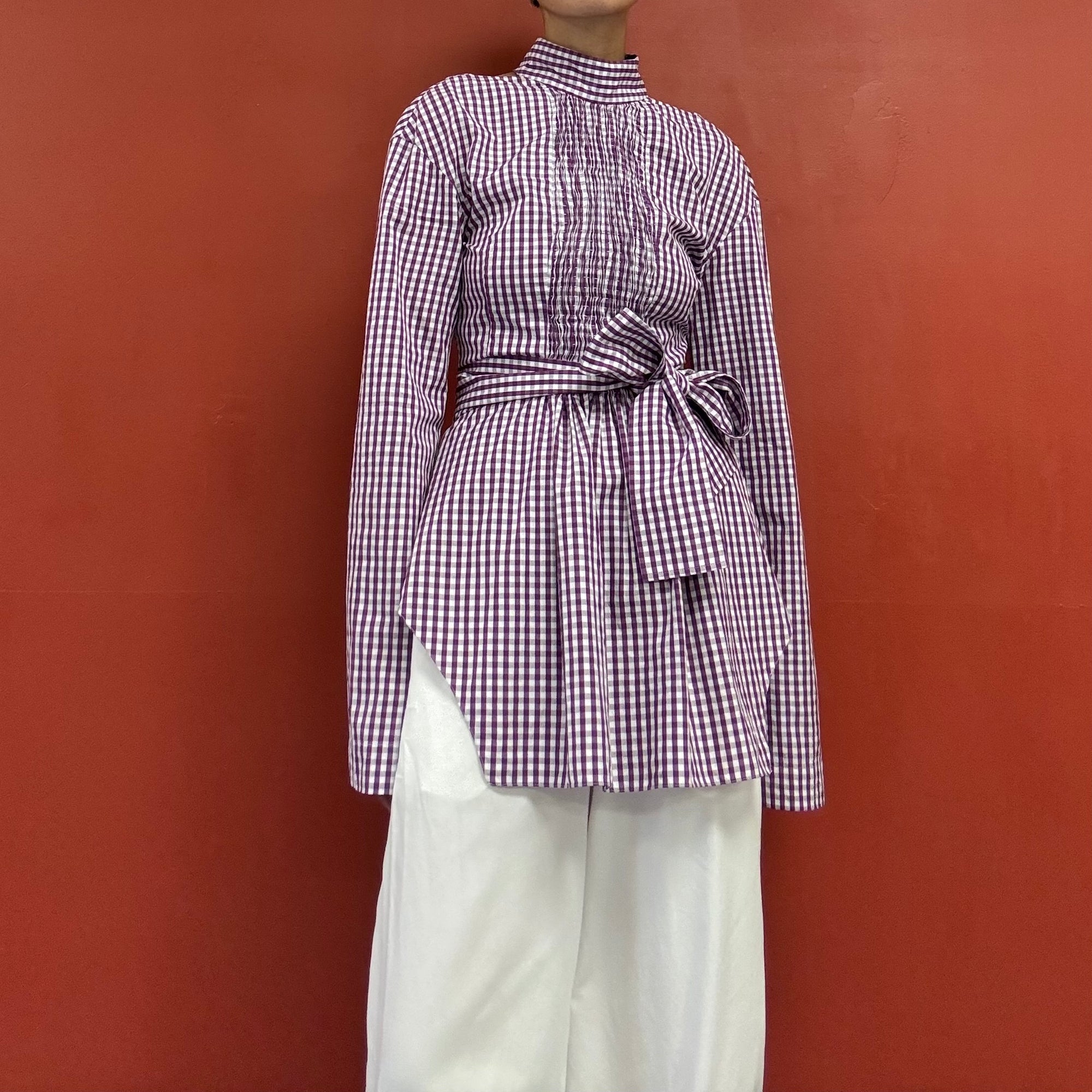 TEIJA open back wrap shirts