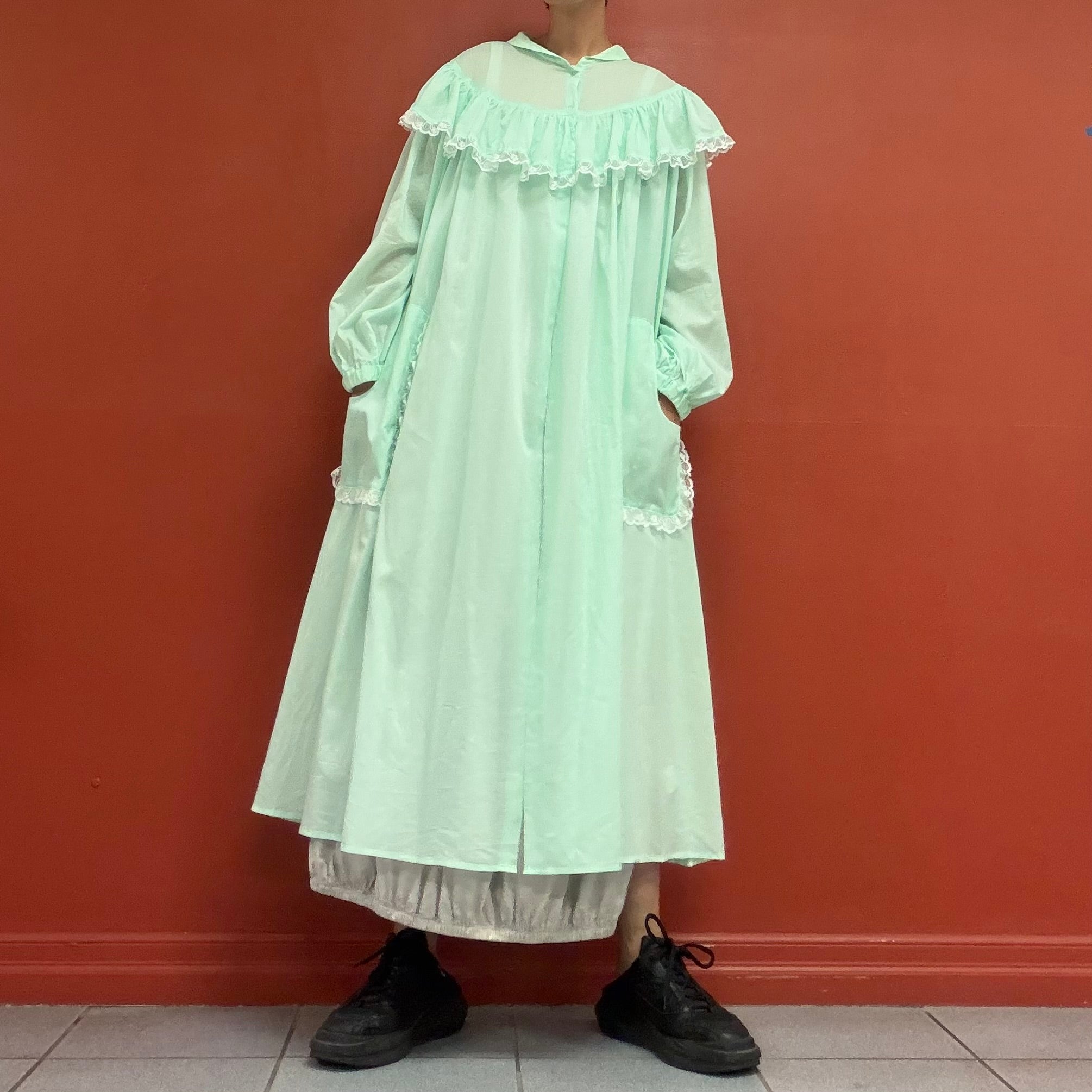 JennyFax green corn field sleep dress
