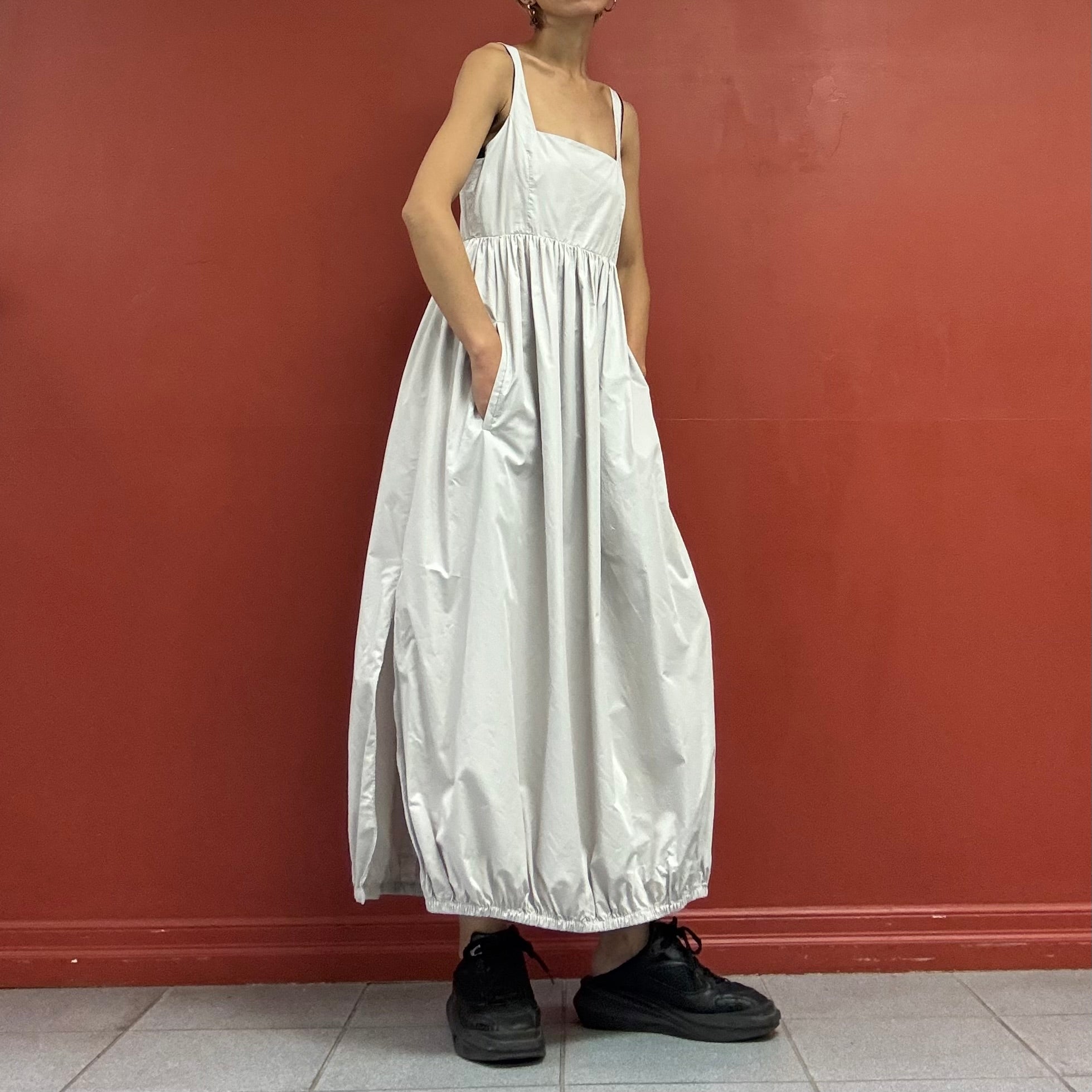 Tibi square neck dress