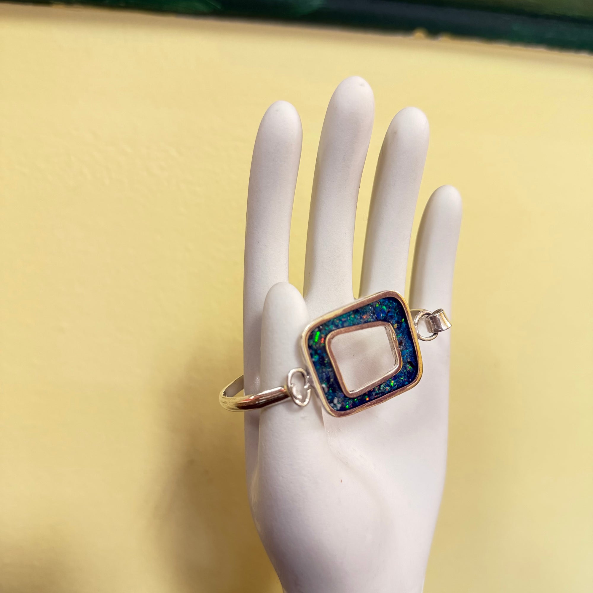 Blue Mosaic Cuff
