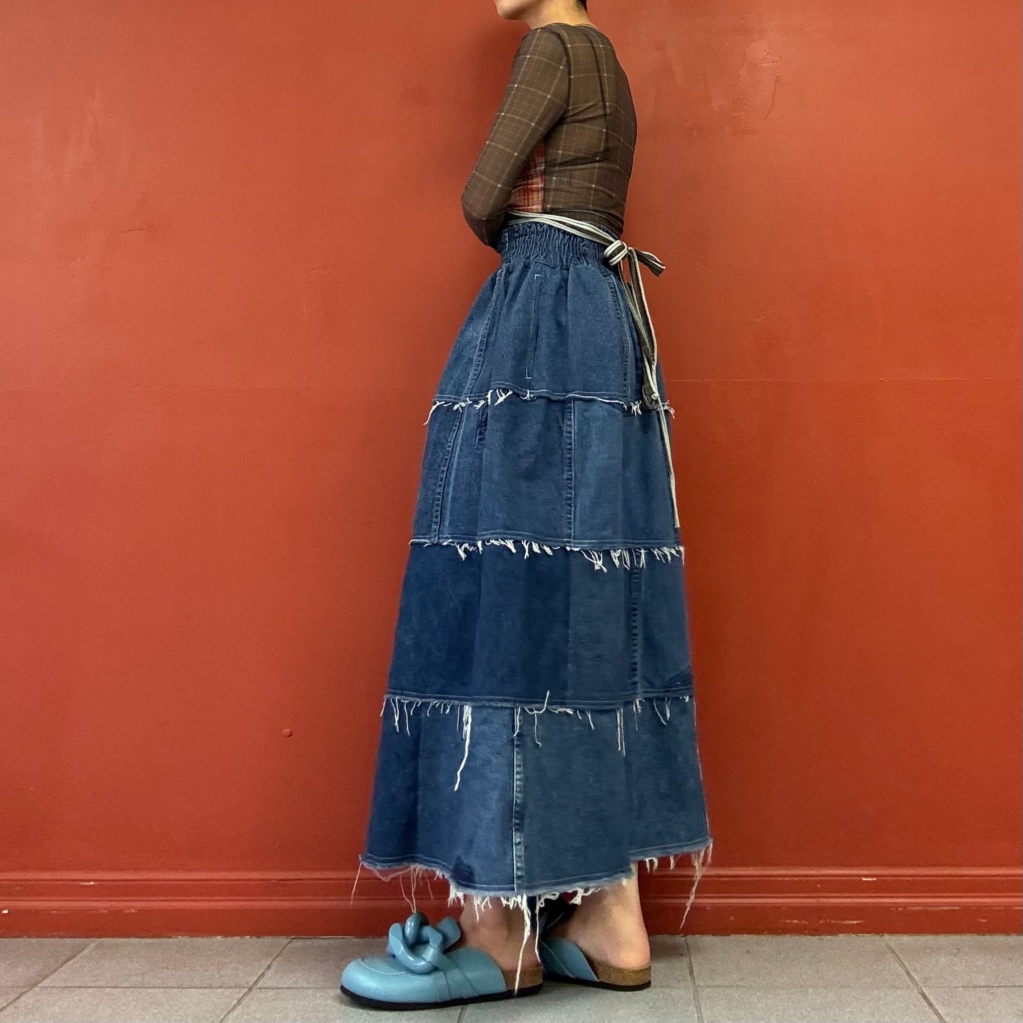 Remake Denim Skirt Made in Japan