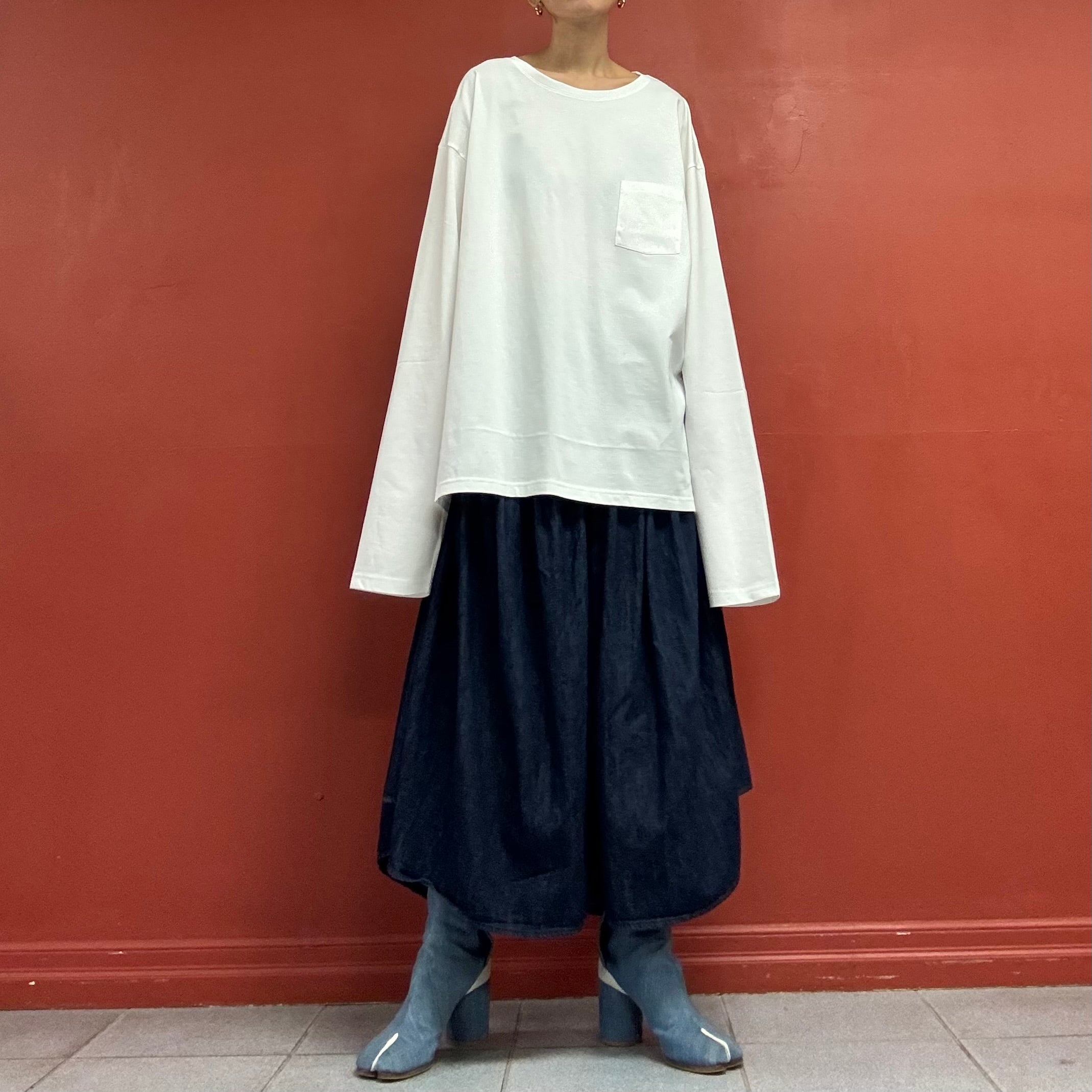 One Pocket Long Sleeves T-Shirts Made in Kanazawa