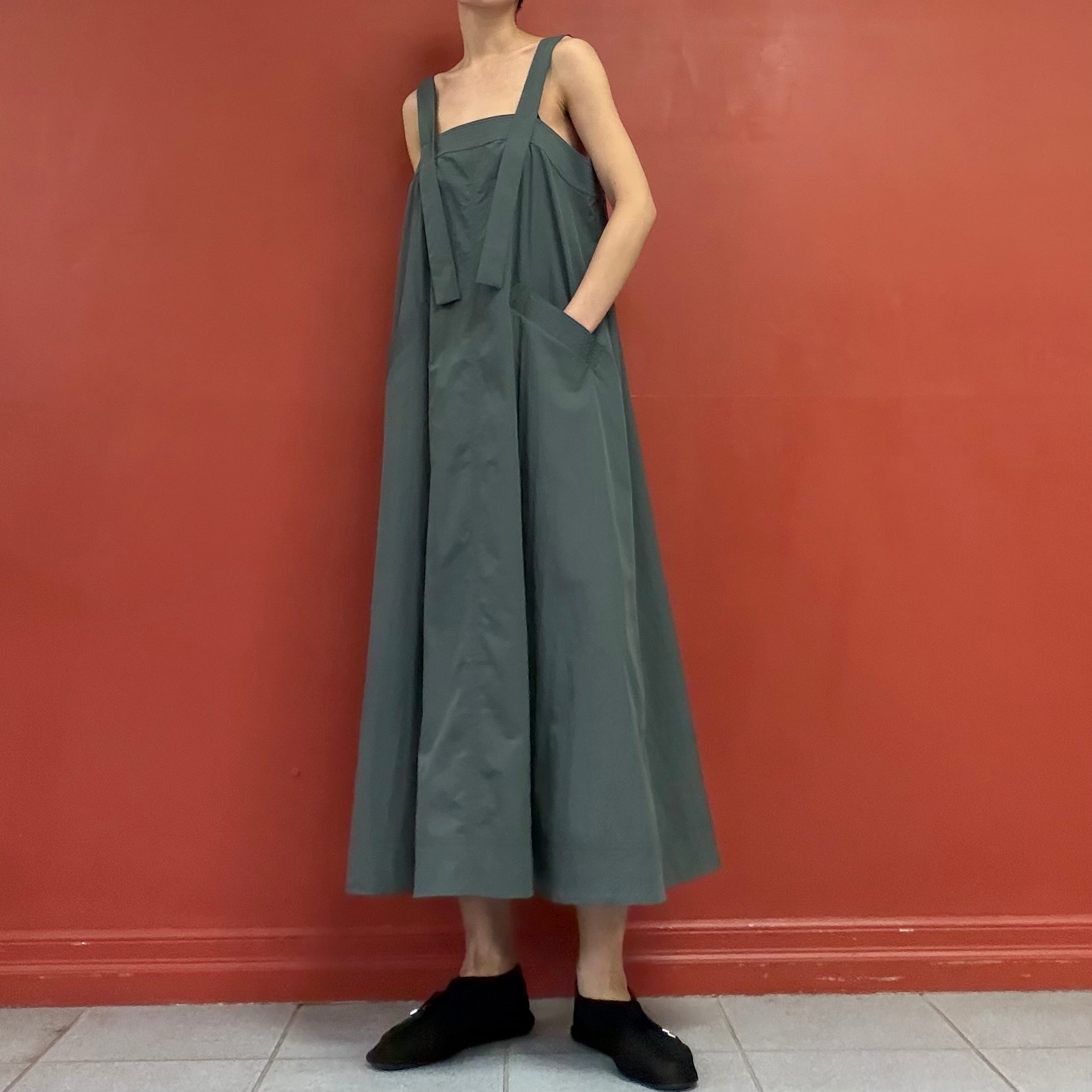 Lace up dress