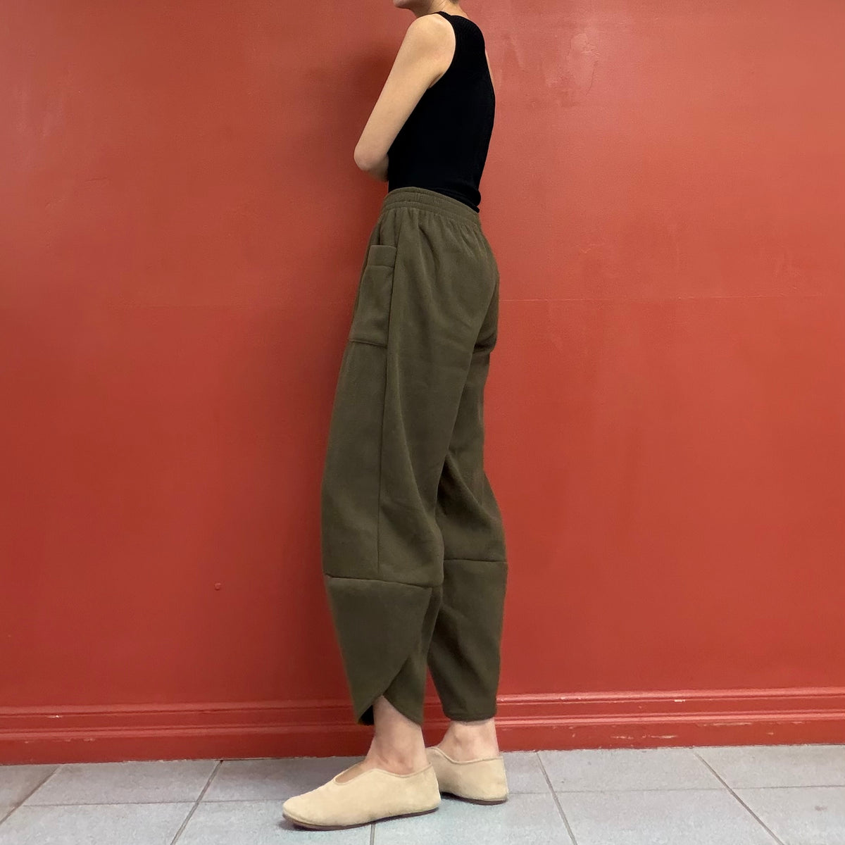 Fleece lined pants
