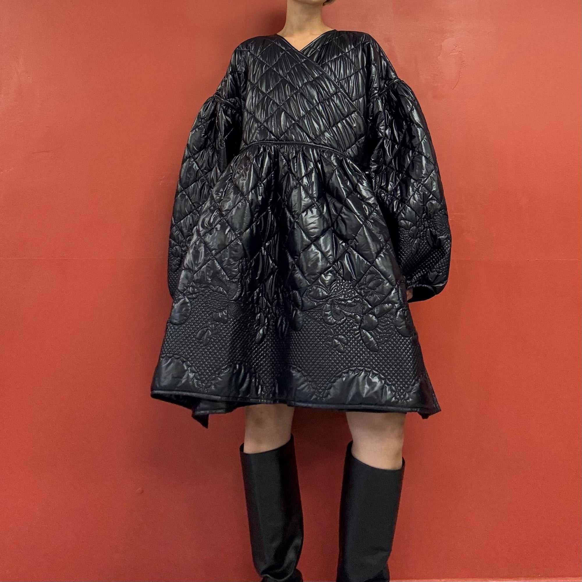 CECILIE BAHNSEN Black Frazier Coat