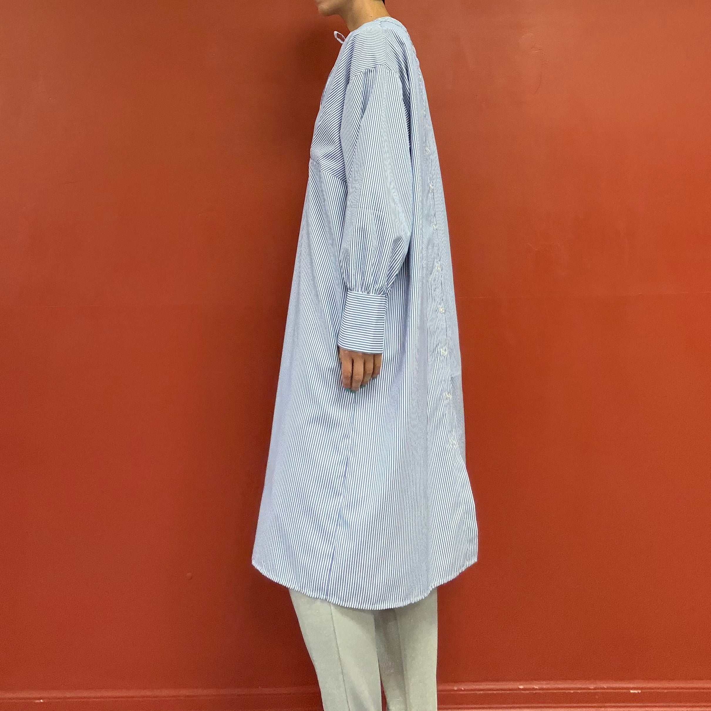 2way stripes long shirt
