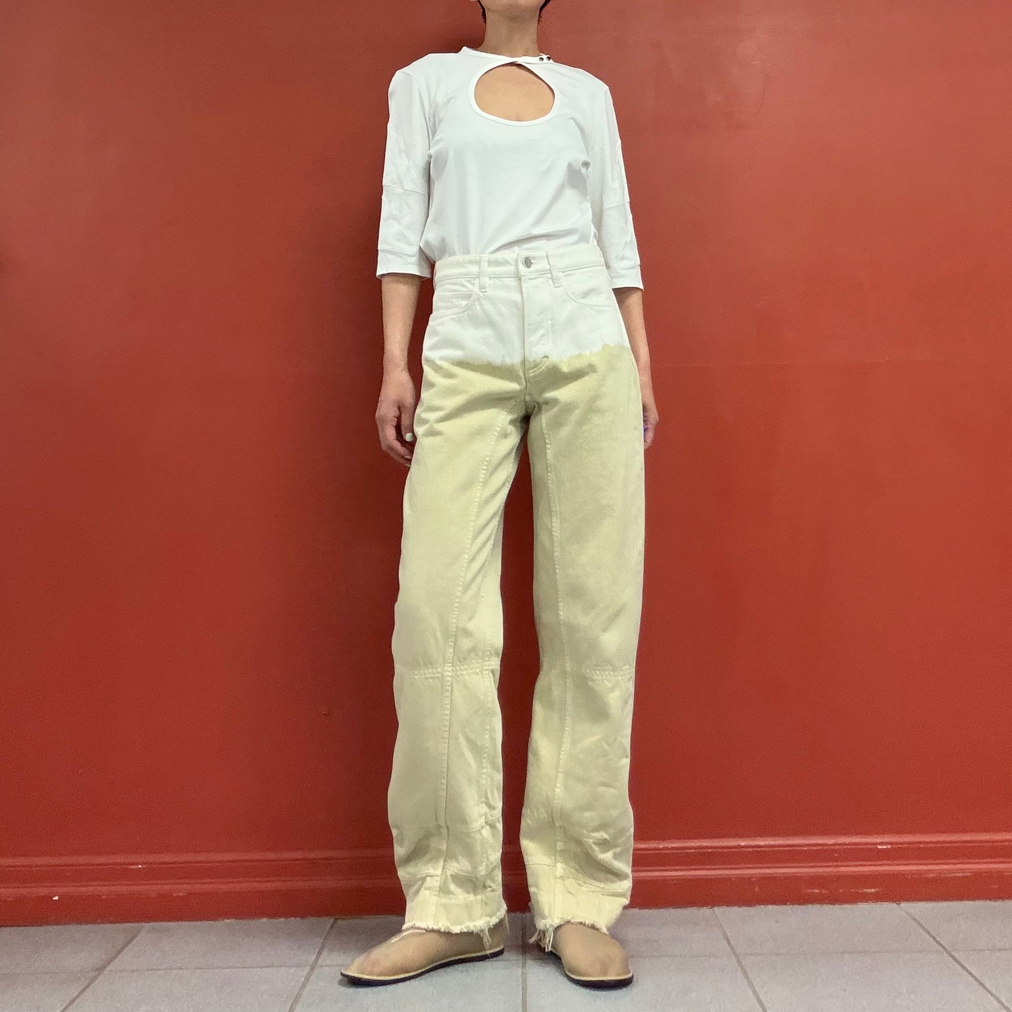 JIL SANDER treated trousers
