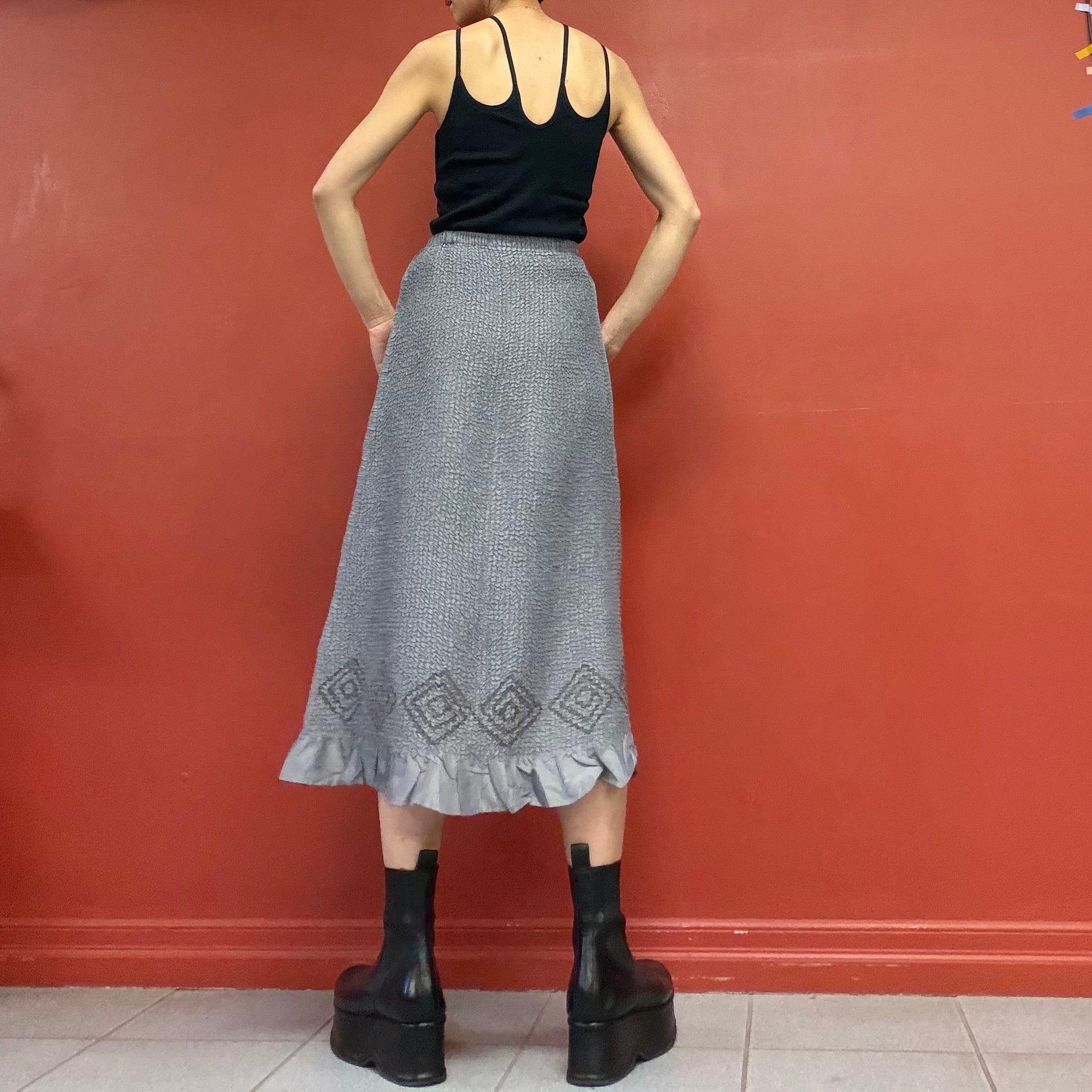 PEPLUM by YOSHIKI HISHINUMA pleats skirt