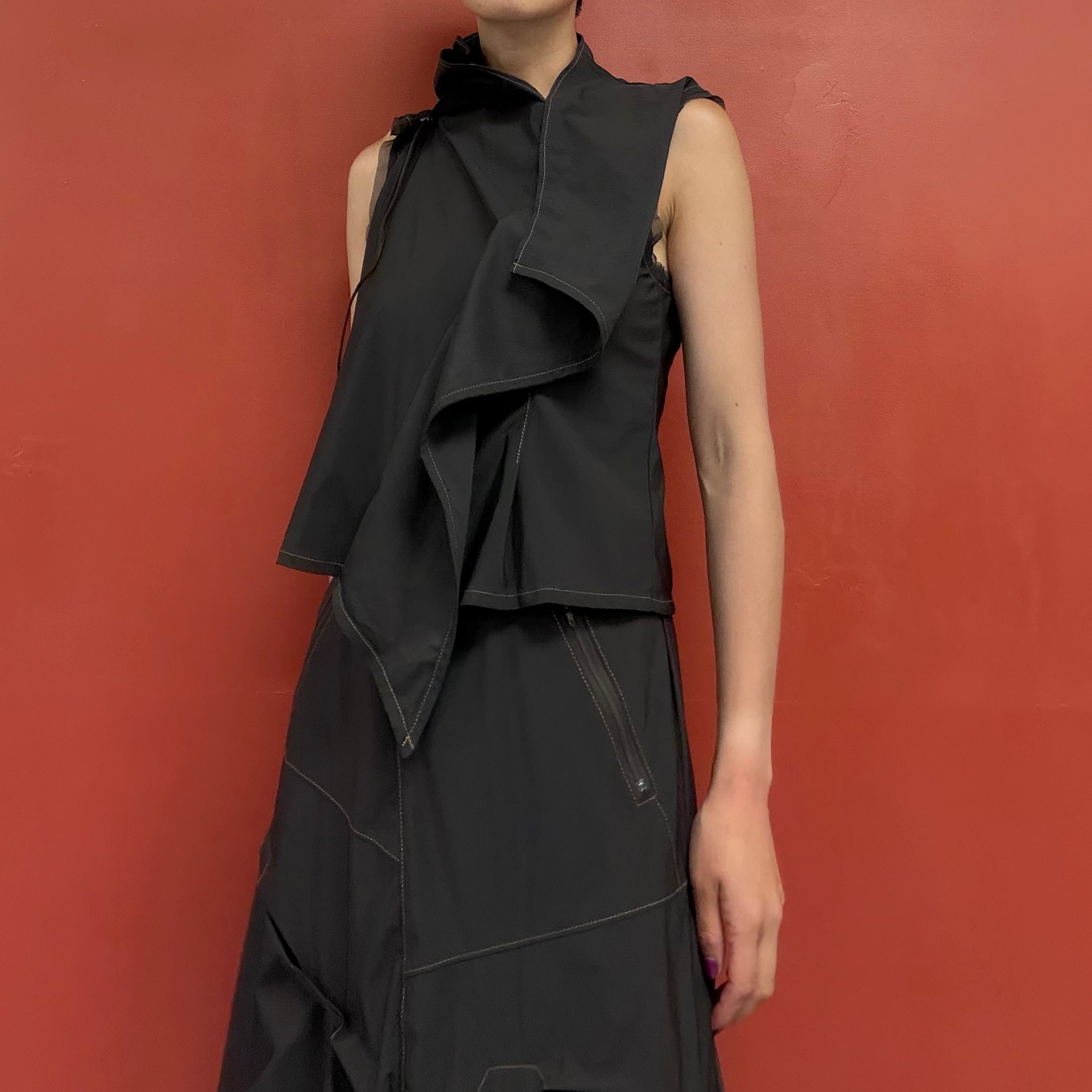 Origami drape top