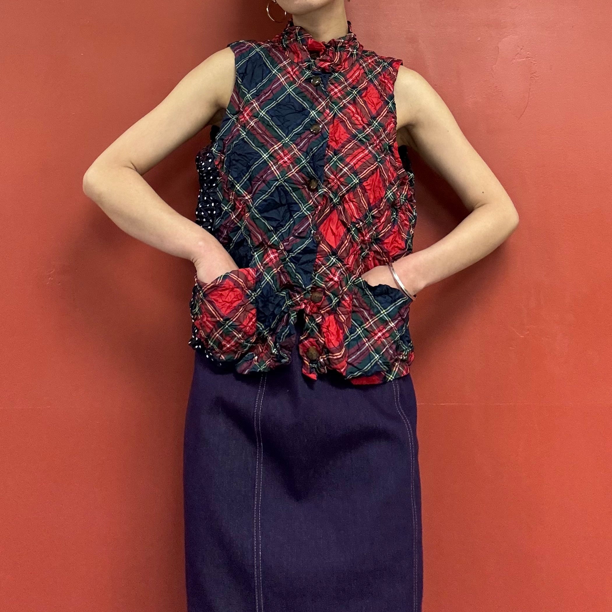 Riverside Shibori Vest