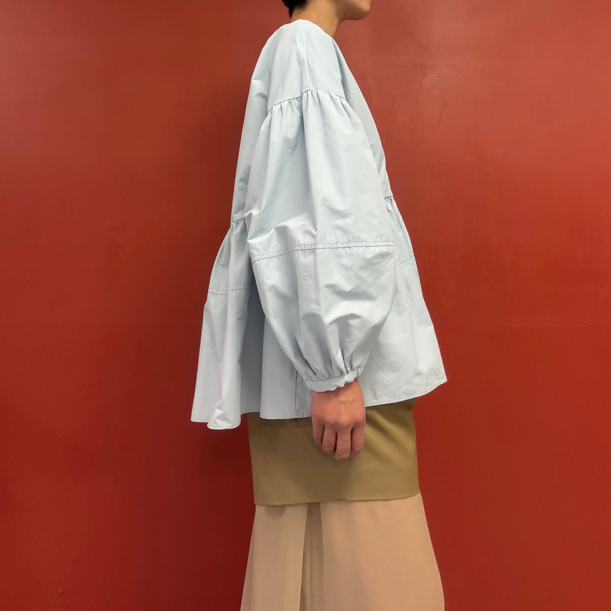 Puffy sleeves jacket