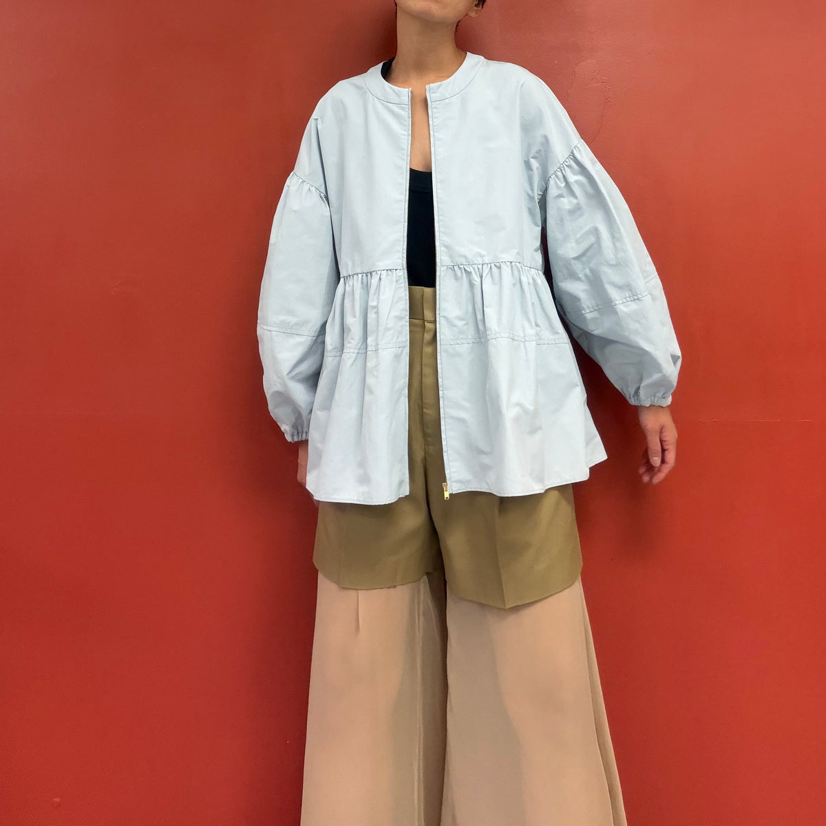 Puffy sleeves jacket