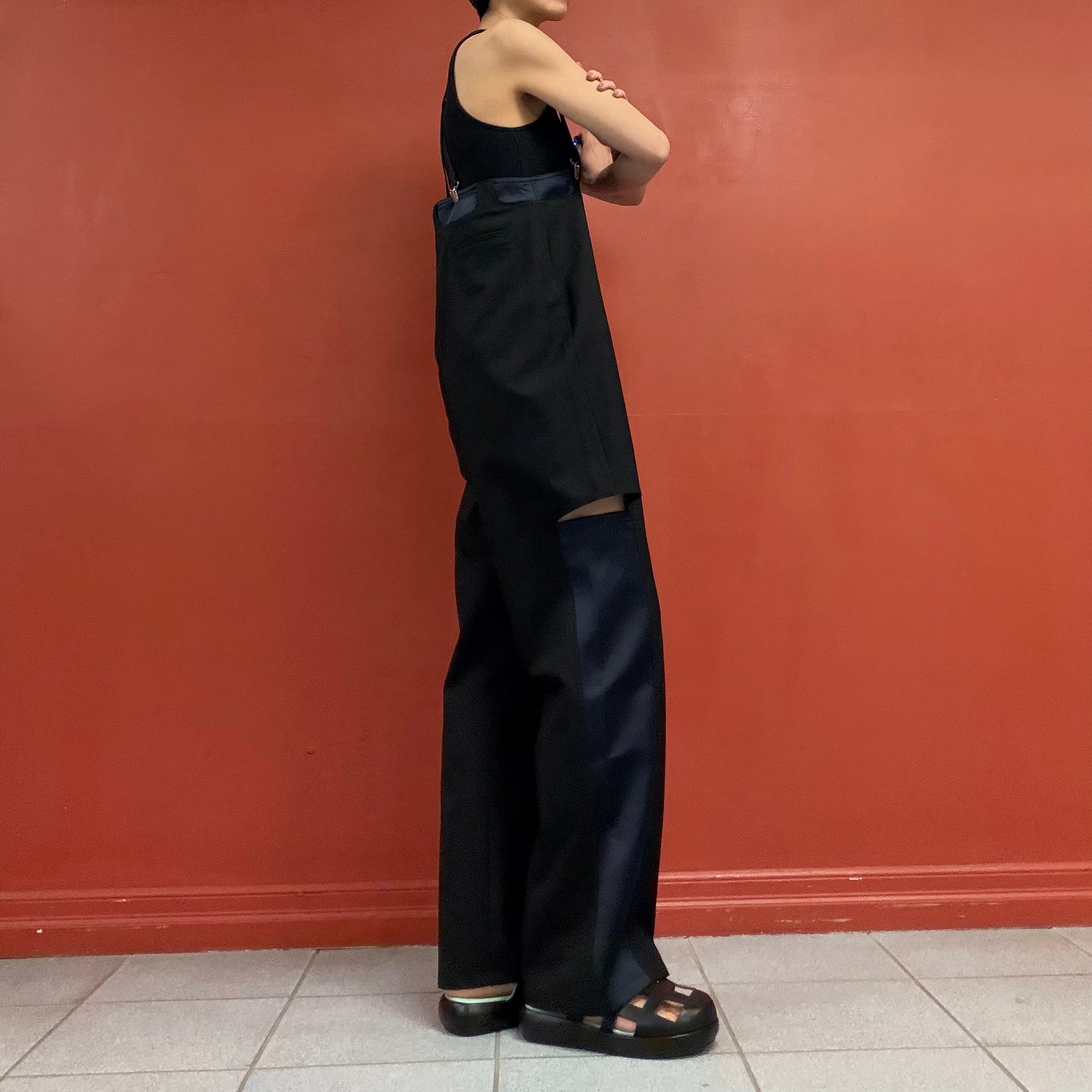 j.kim side cutout trousers