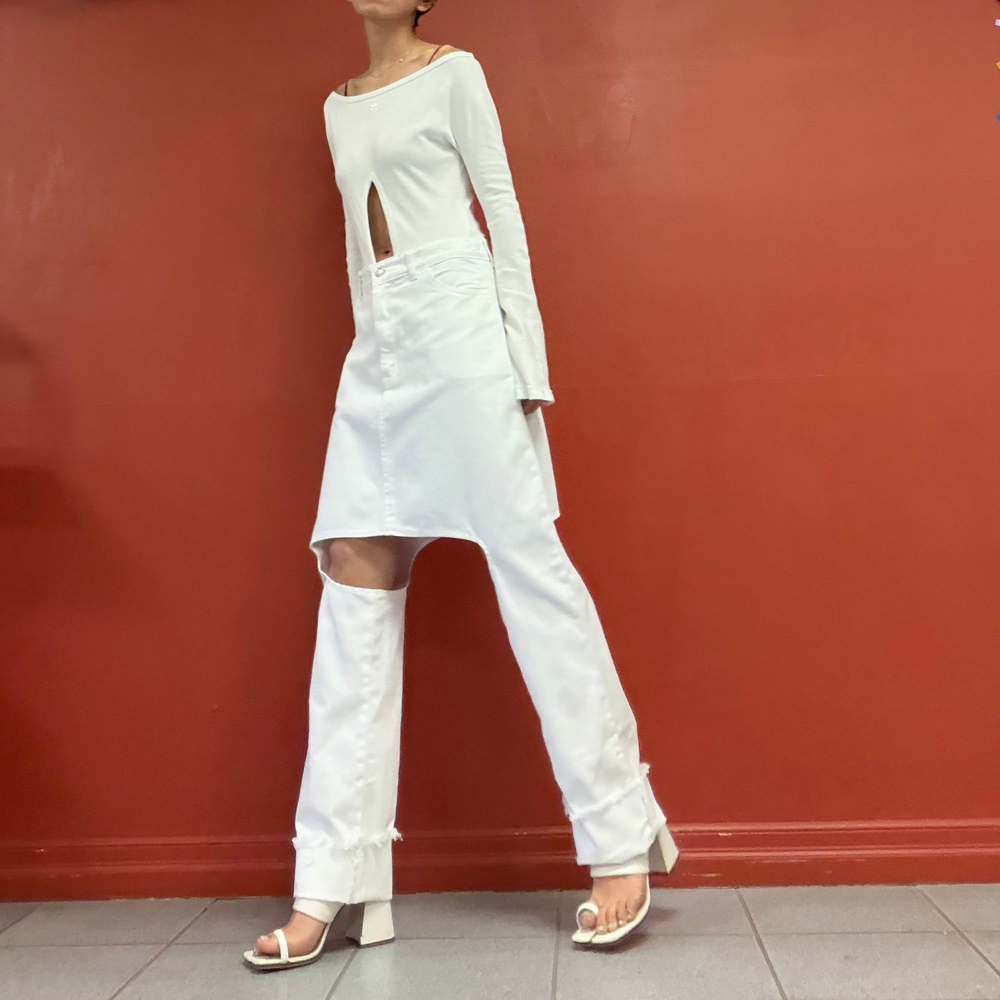 Ashley WILLIAMS white marley jeans