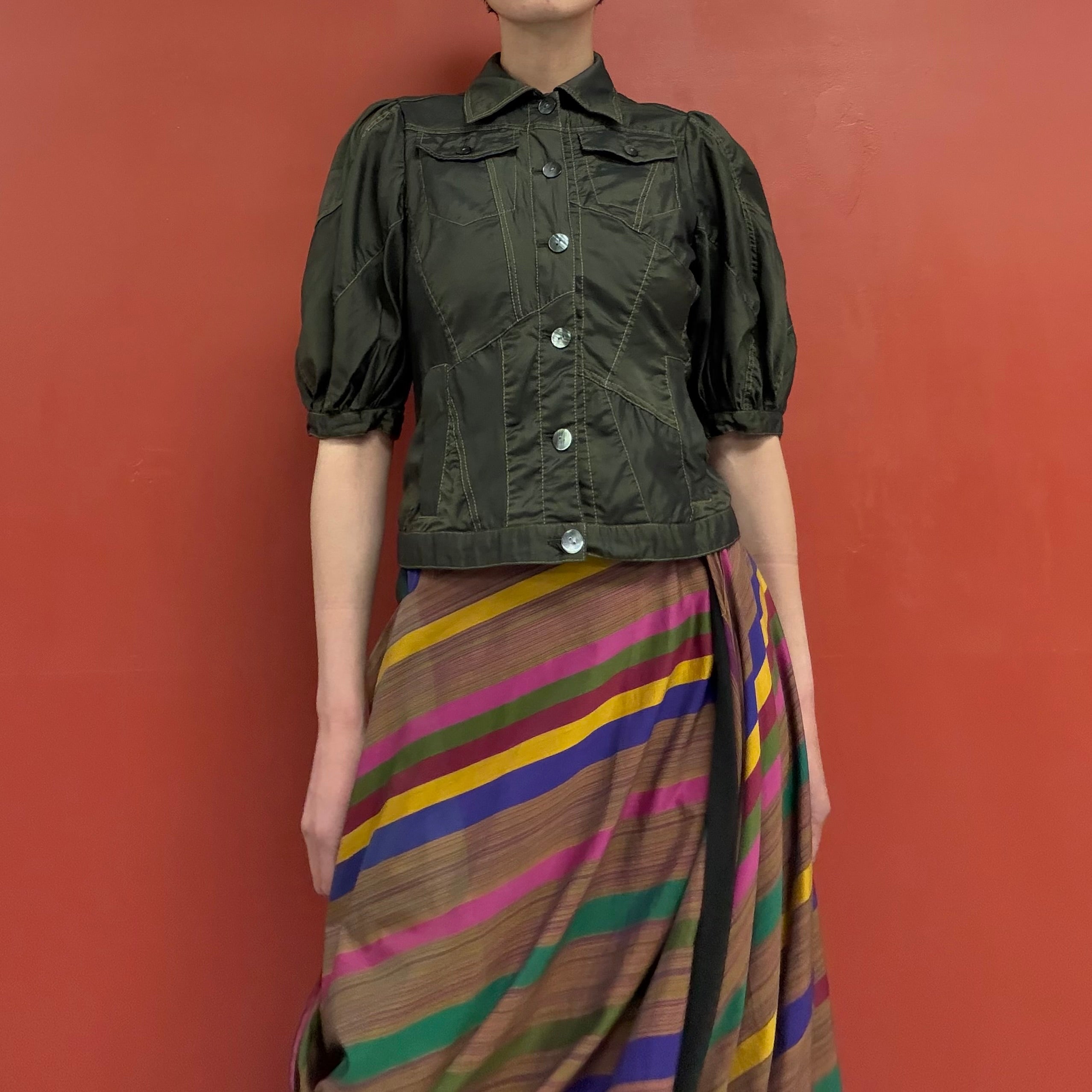 RITSUKO SHIRAHAMA puffy half sleeves shirt