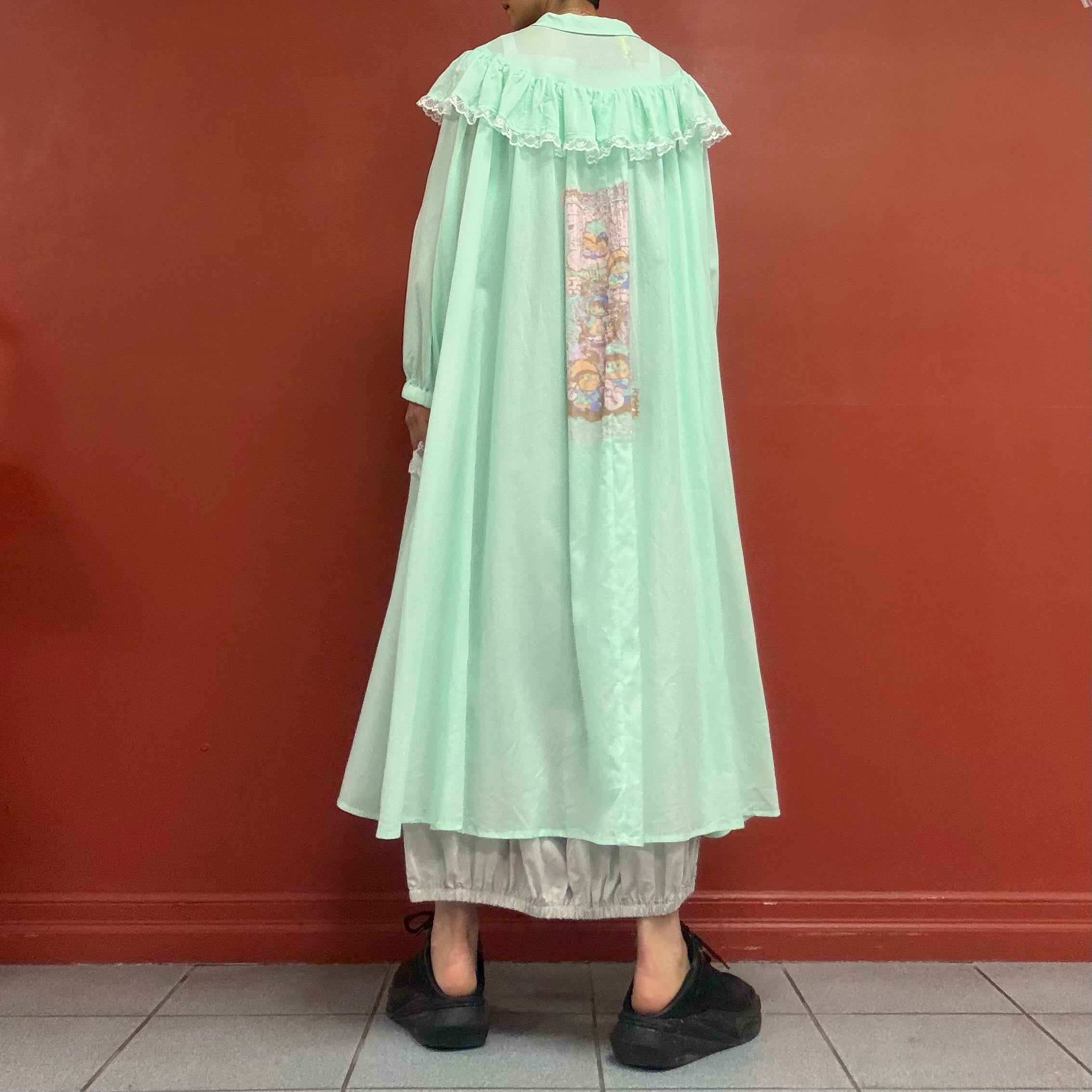 JennyFax green corn field sleep dress
