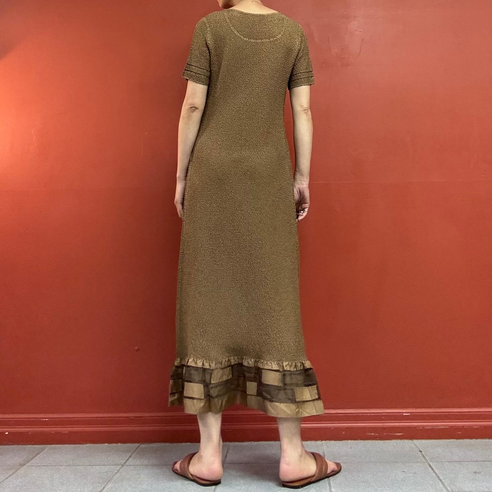 PEPLUM by YOSHIKI HISHINUMA pleats dress