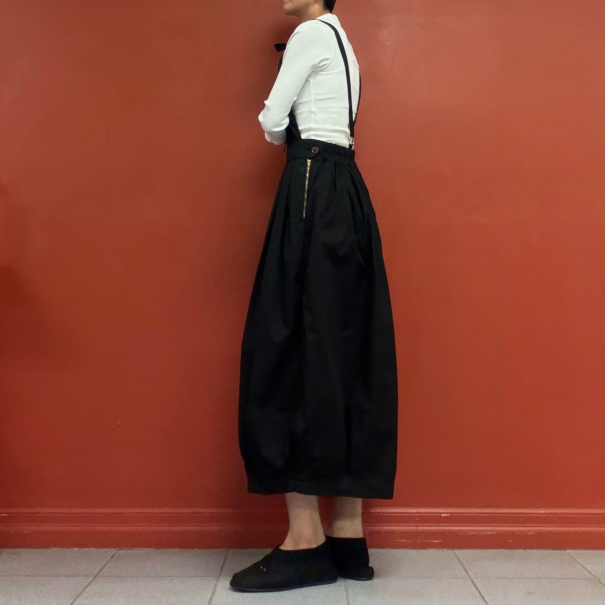 Apron balloon pants