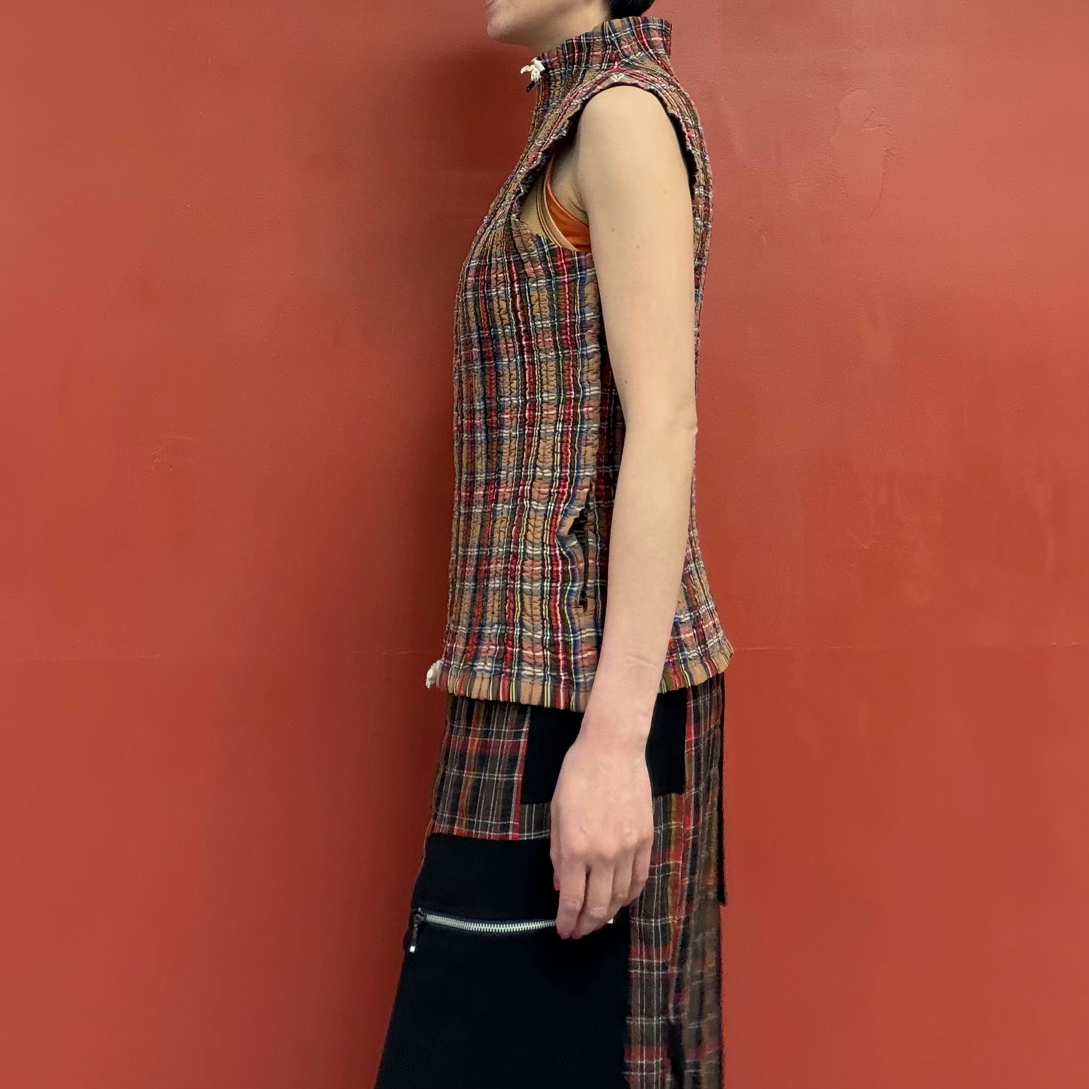 PEPLUM by YOSHIKI HISHINUMA reversible vest