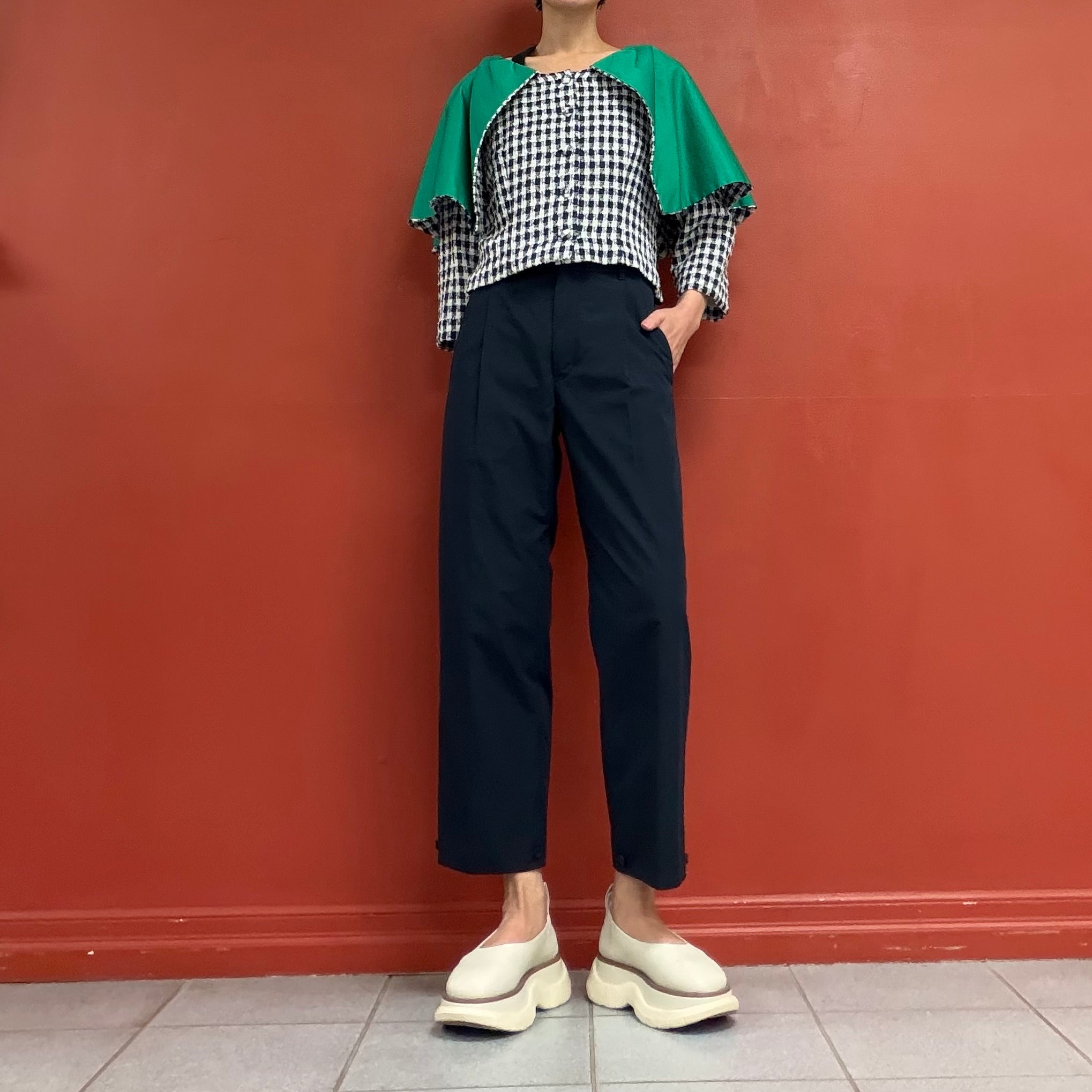 Big collar jacket