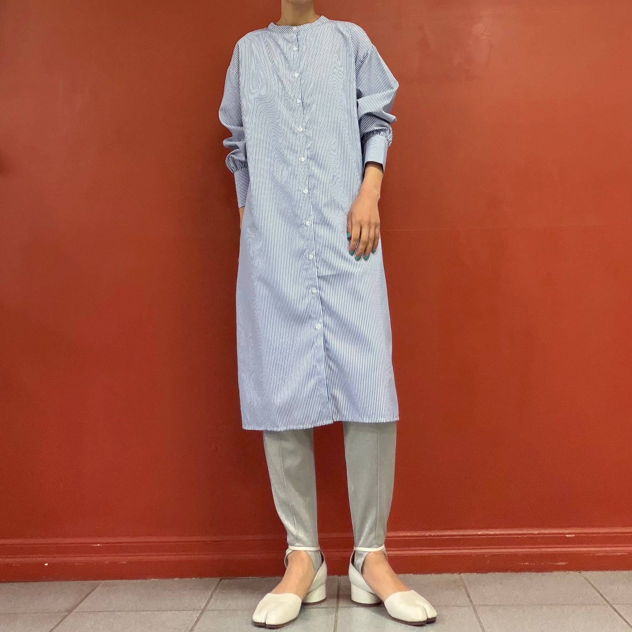 2way stripes long shirt