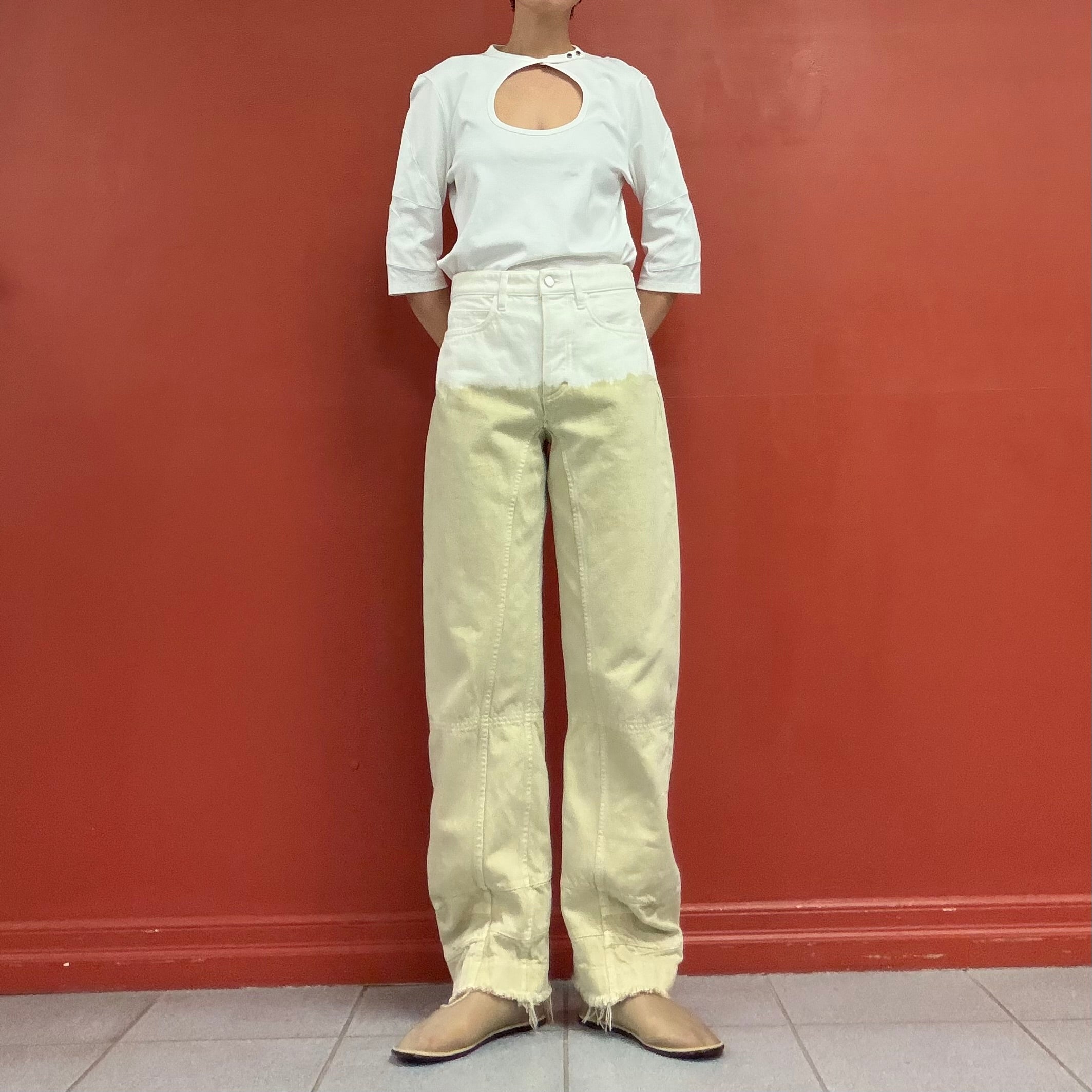 JIL SANDER treated trousers