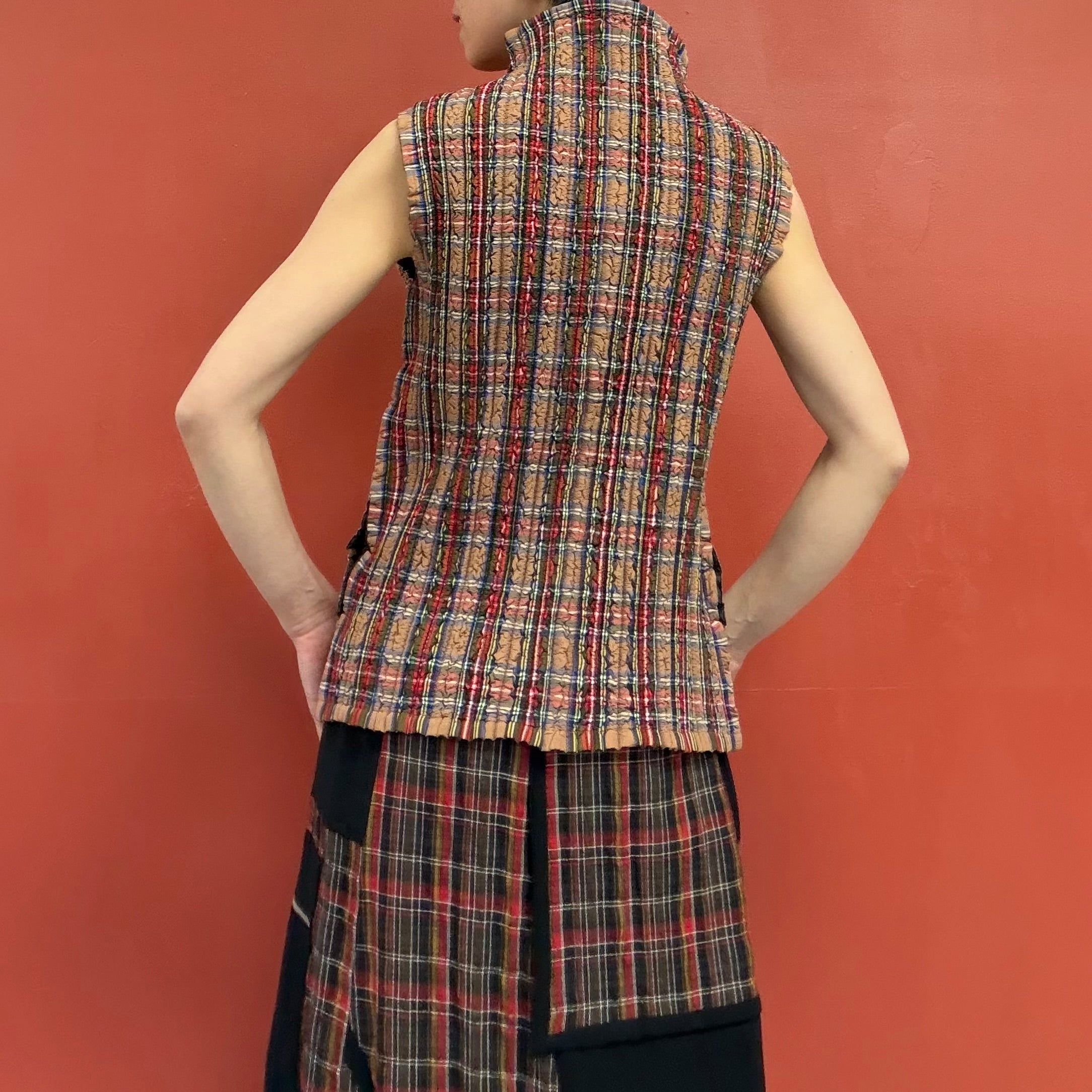 PEPLUM by YOSHIKI HISHINUMA reversible vest