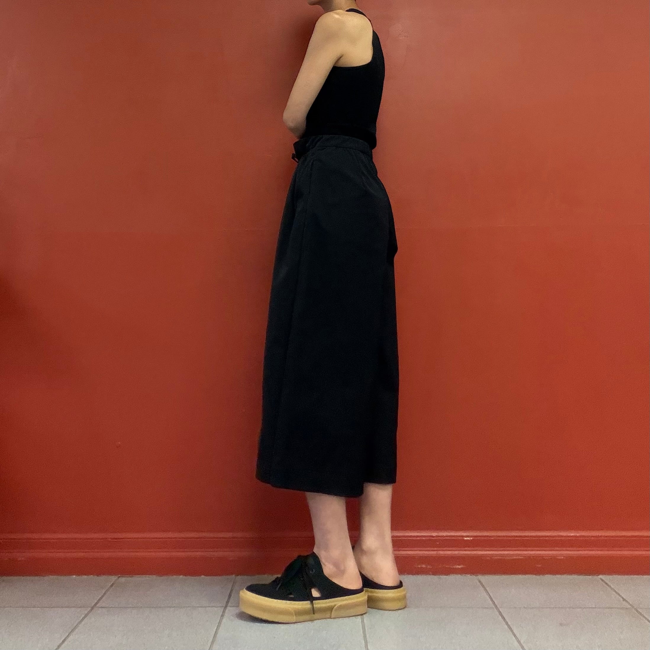 Wrap wide pants