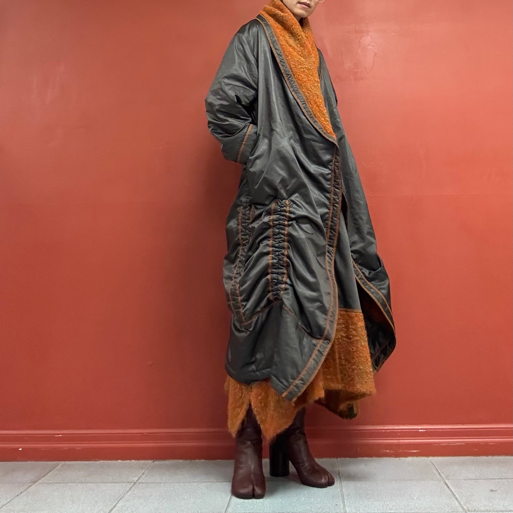 90s00s Reversible Long Jacket