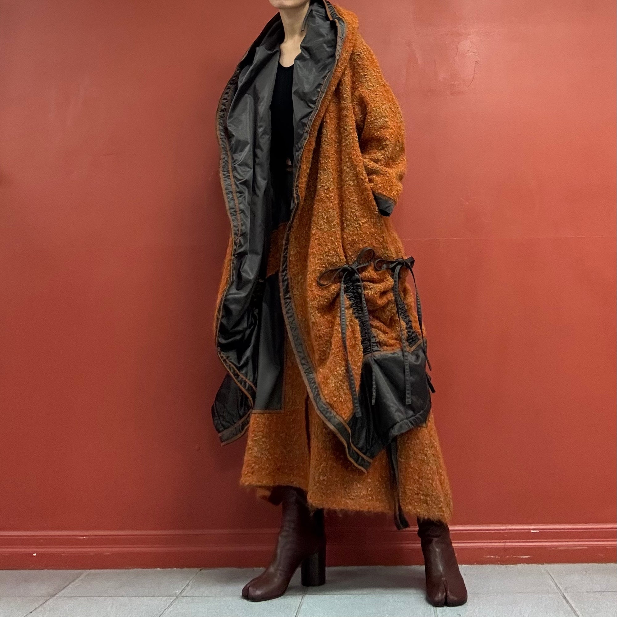90s00s Reversible Long Jacket