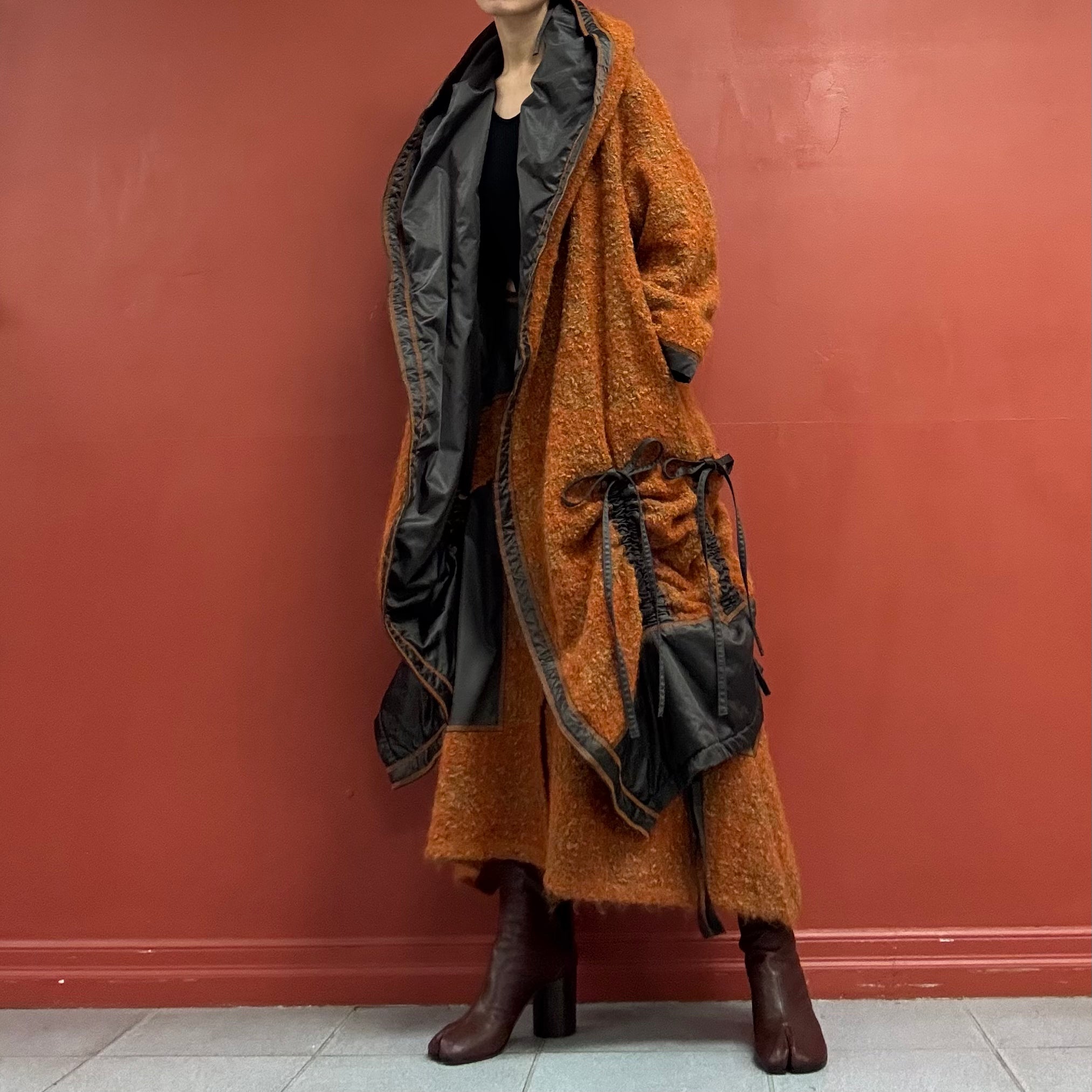 90s00s Reversible Long Jacket