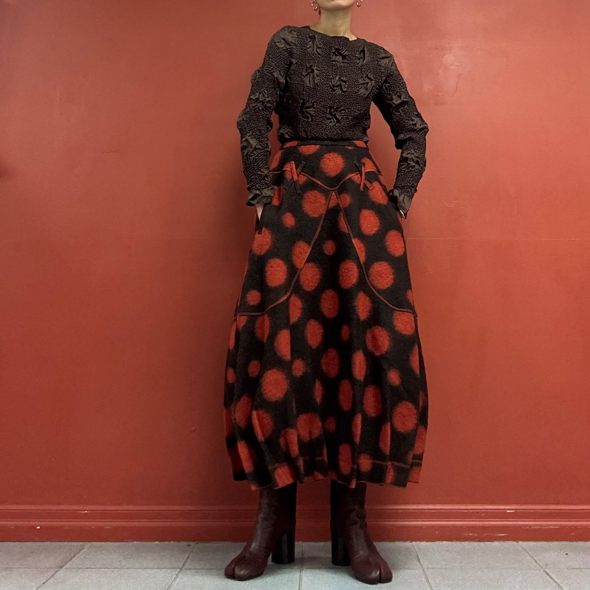 Wool skirt