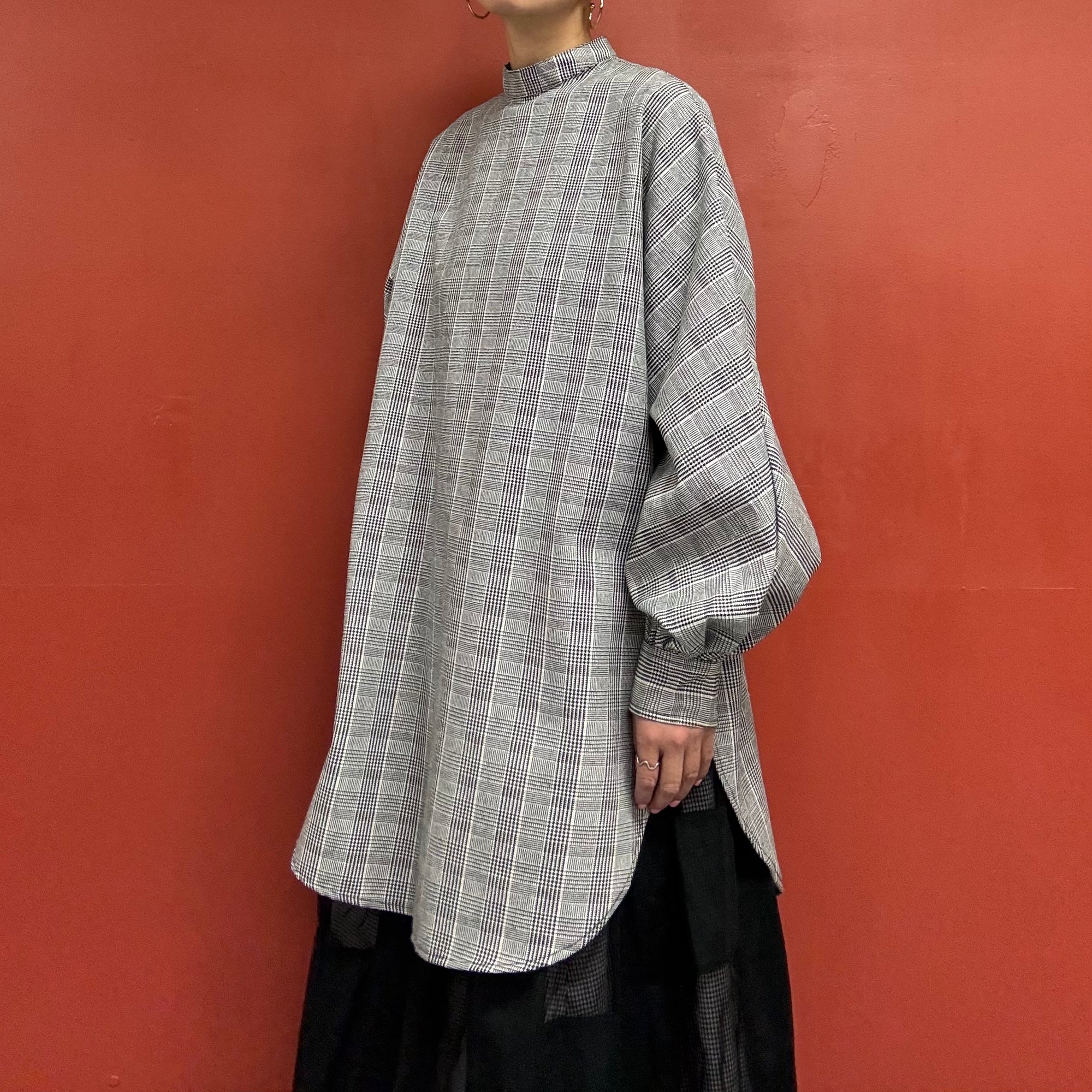 Raglan Puffy Sleeves Shirts